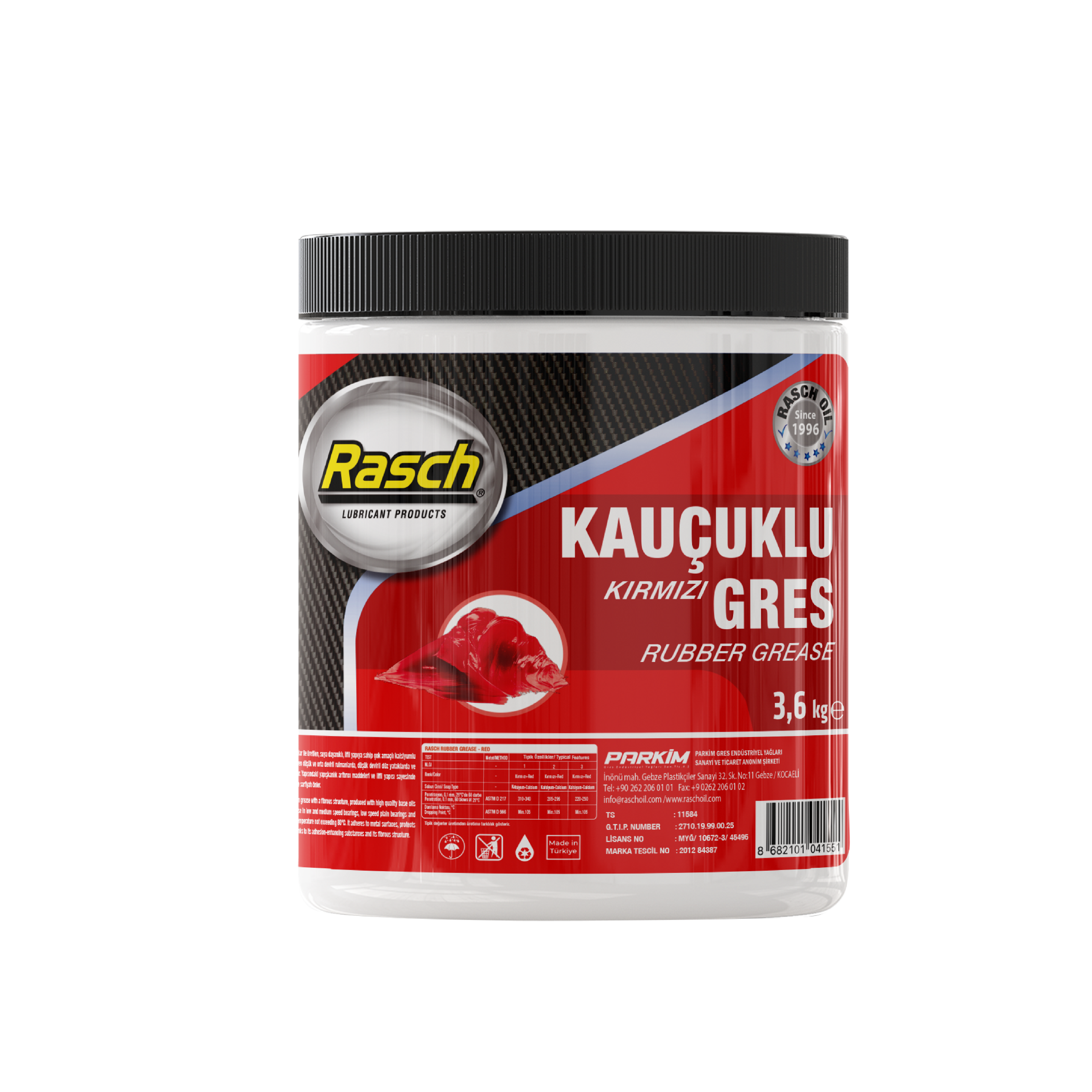 RASCH KIRMIZI GRES 3,6 KG