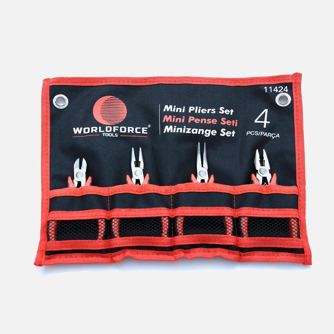 Worldforce Mini Pense Seti 4 Parça 11424