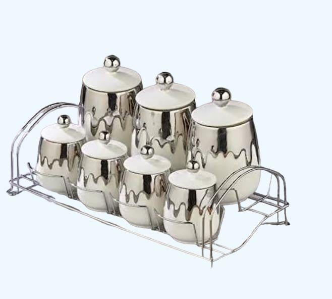 Cooker 15 Parça Seramik Baharat Takımı 2935 Beyaz