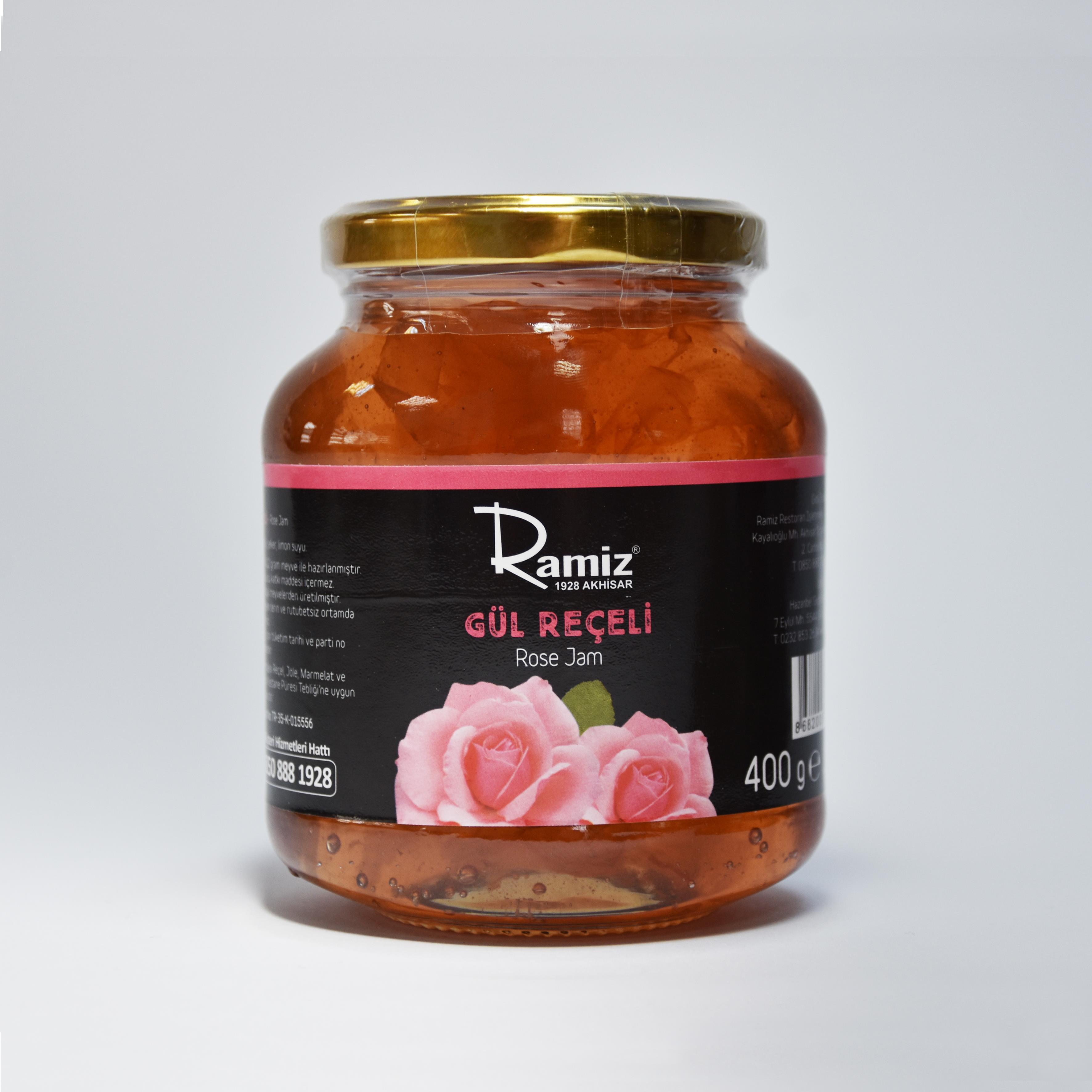 Doğal Katkısız Gül Reçeli 400 gr.
