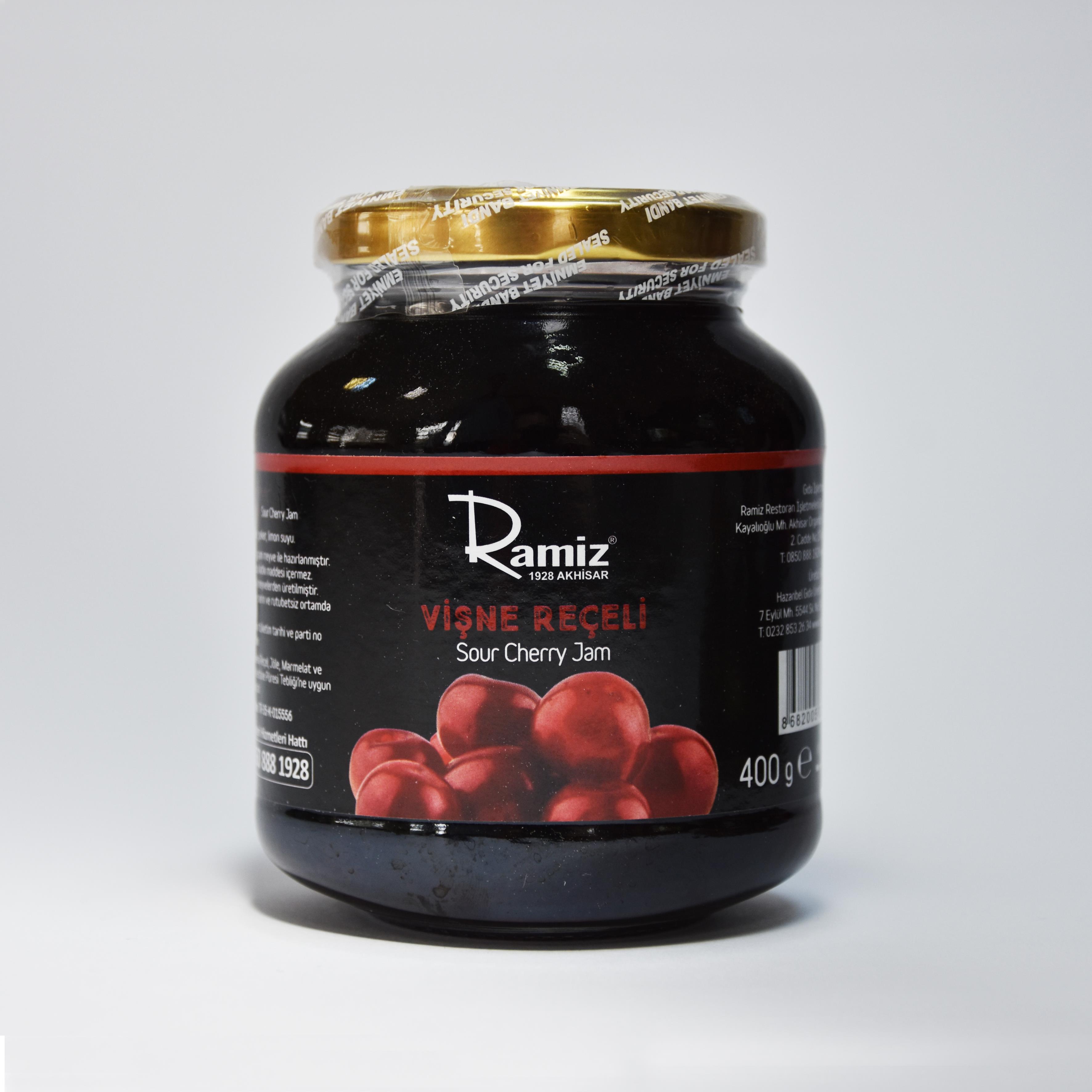 Doğal Katkısız Vişne Reçeli 400 gr.