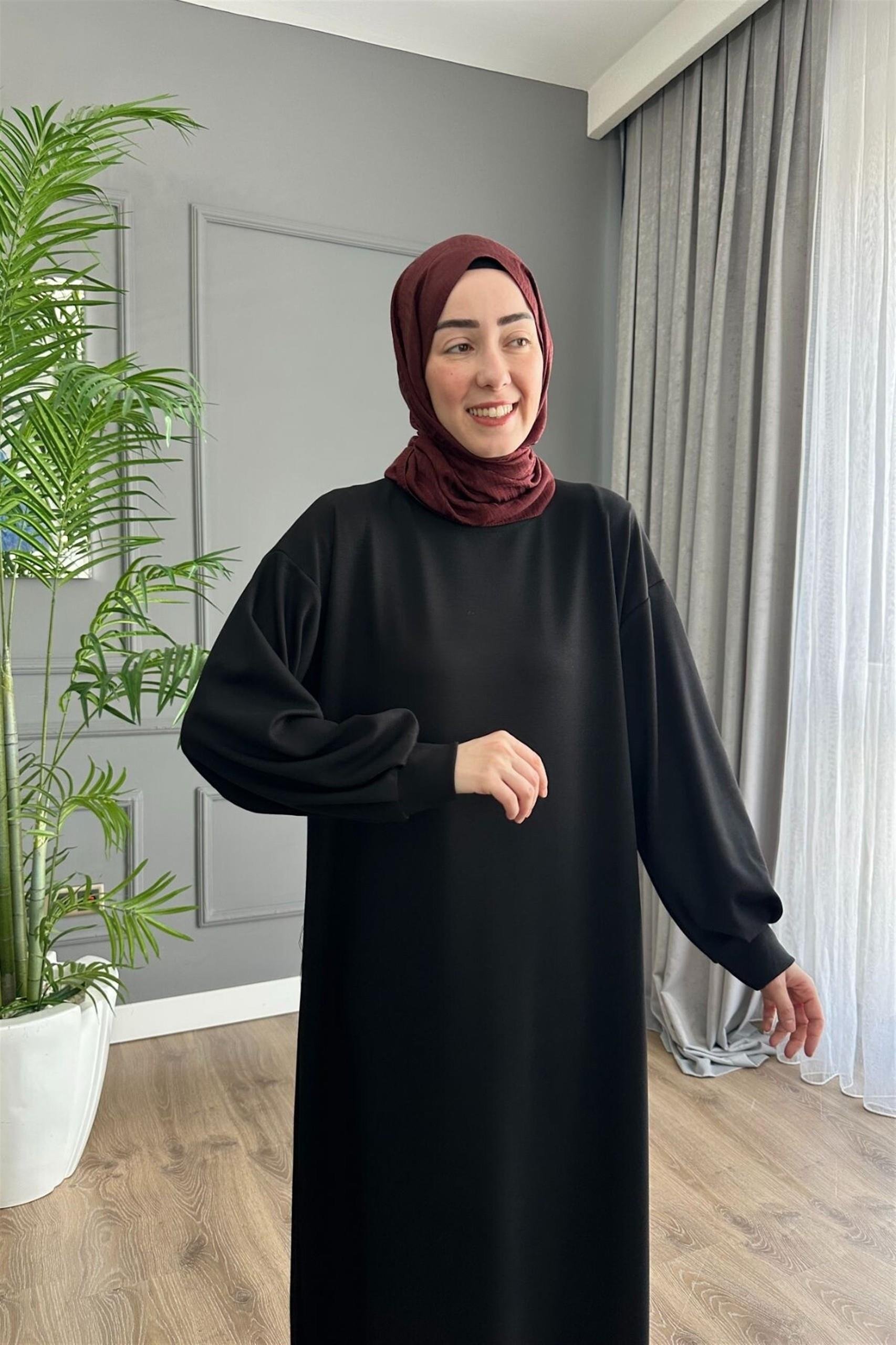 1506 Kolu Manşetli Oy Sho Elbise