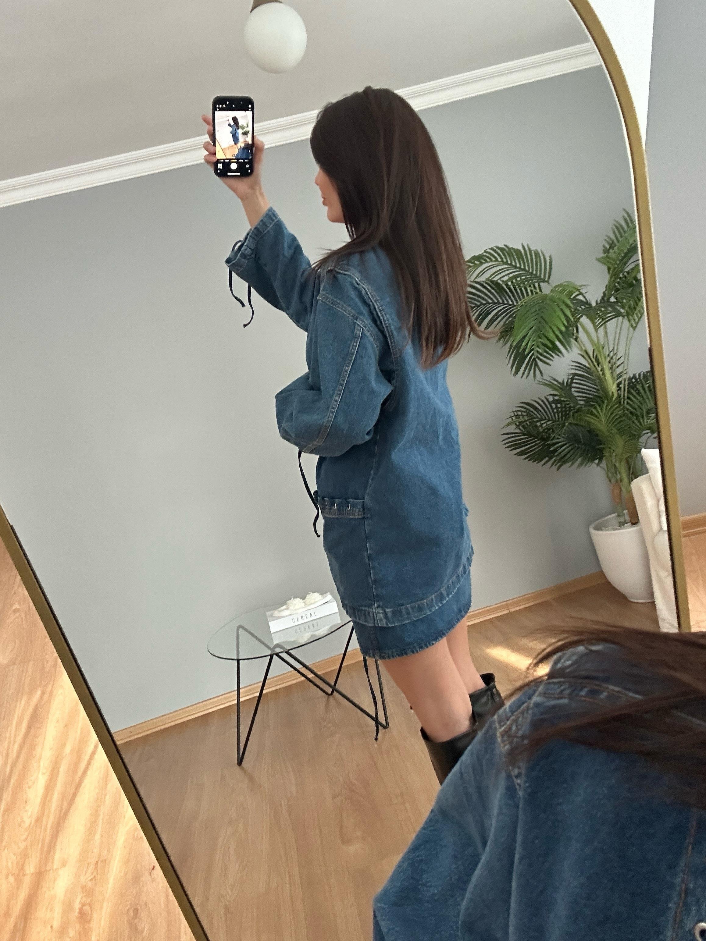  Corset Denim Takım