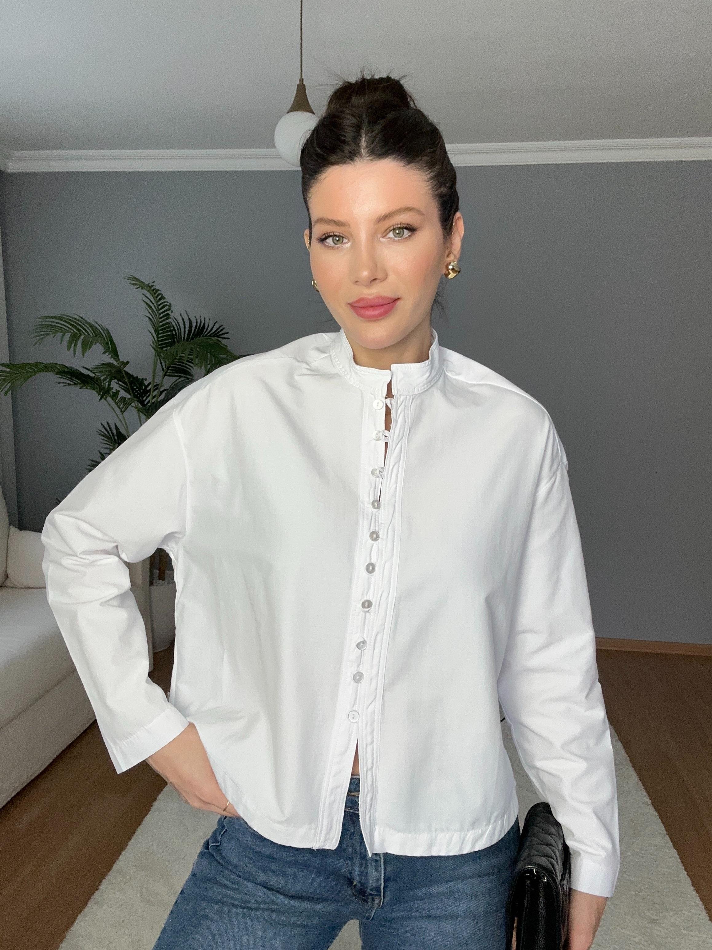  Emily Beyaz Gömlek 