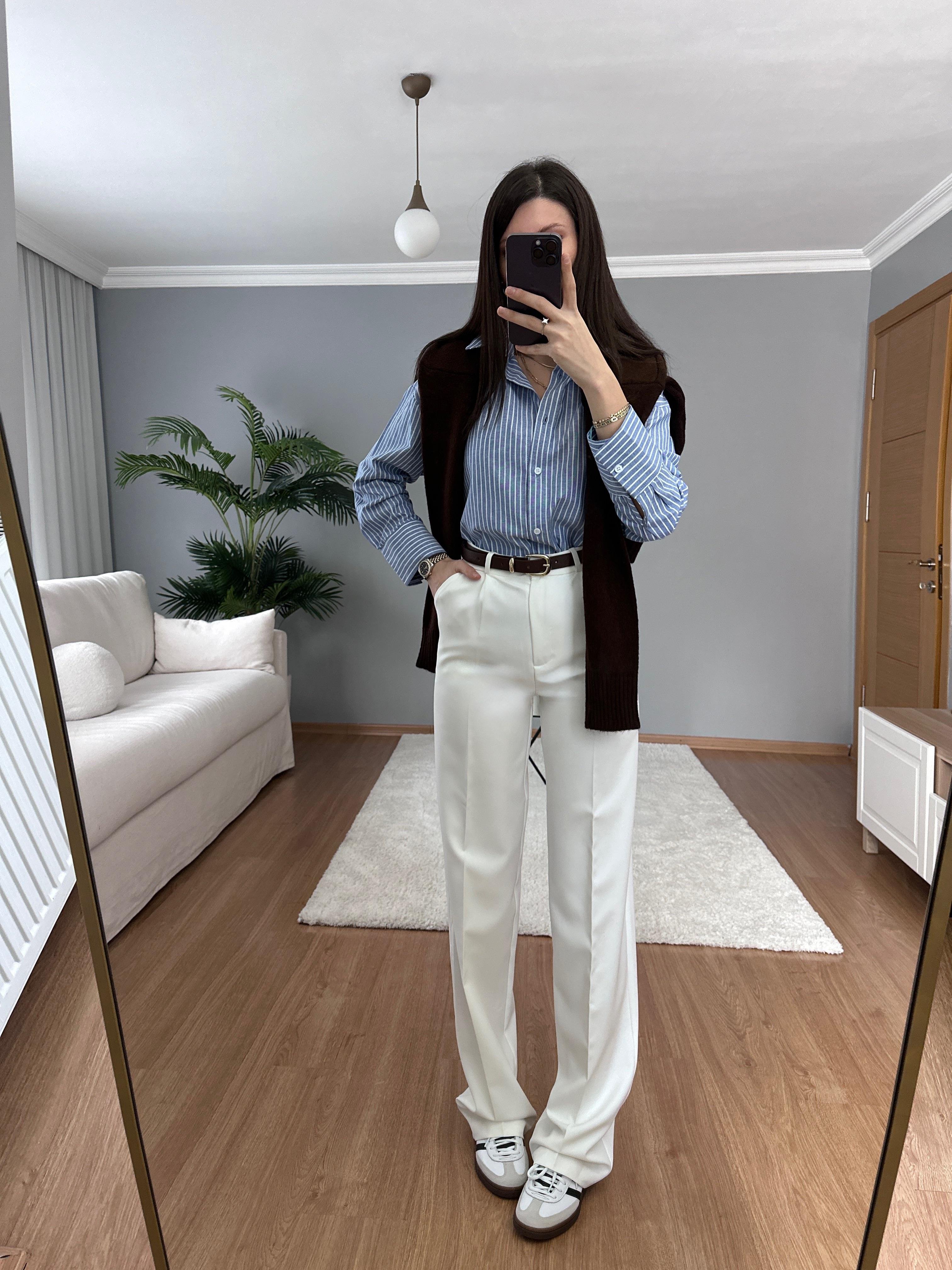 Adelina Beyaz Palazzo