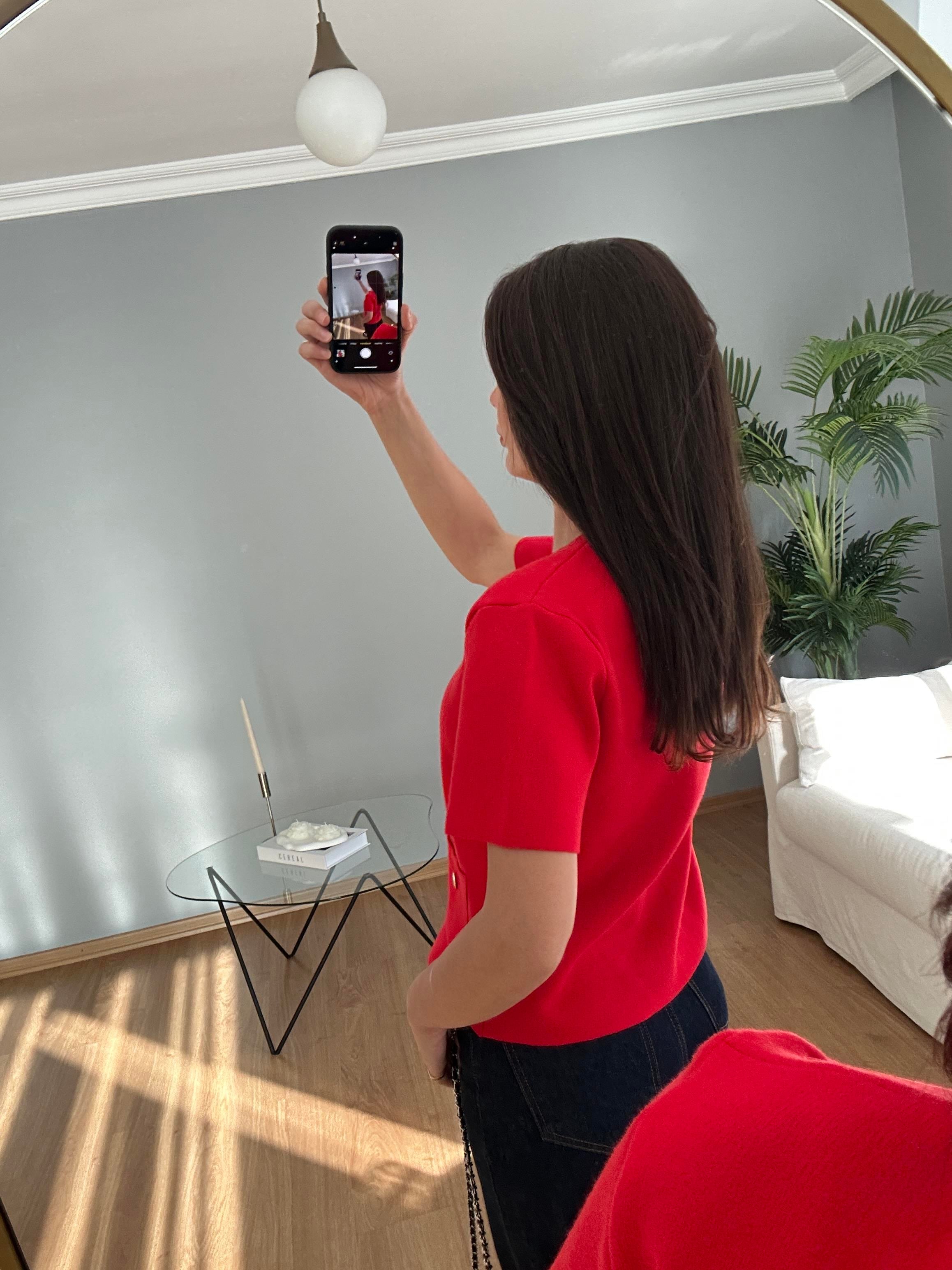 Alina Kırmızı Triko