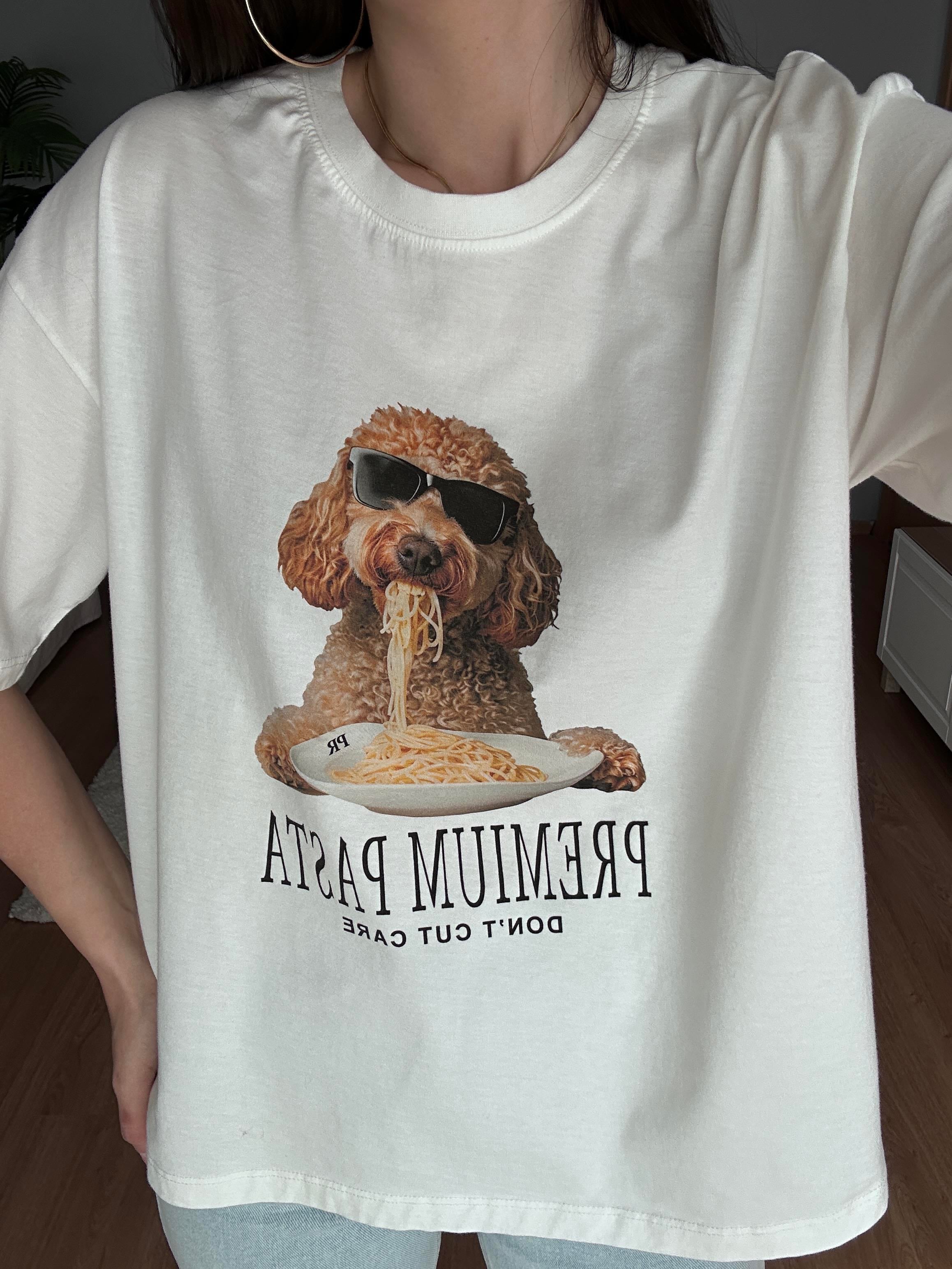 Baskılı Sevimli Köpek Tişört