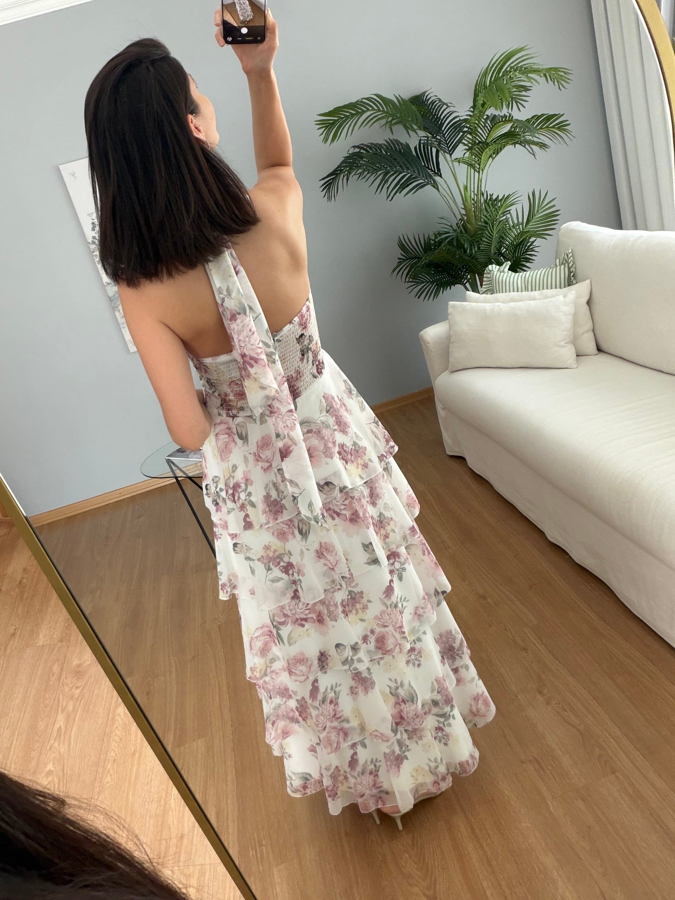 Catalina Katlı Elbise 