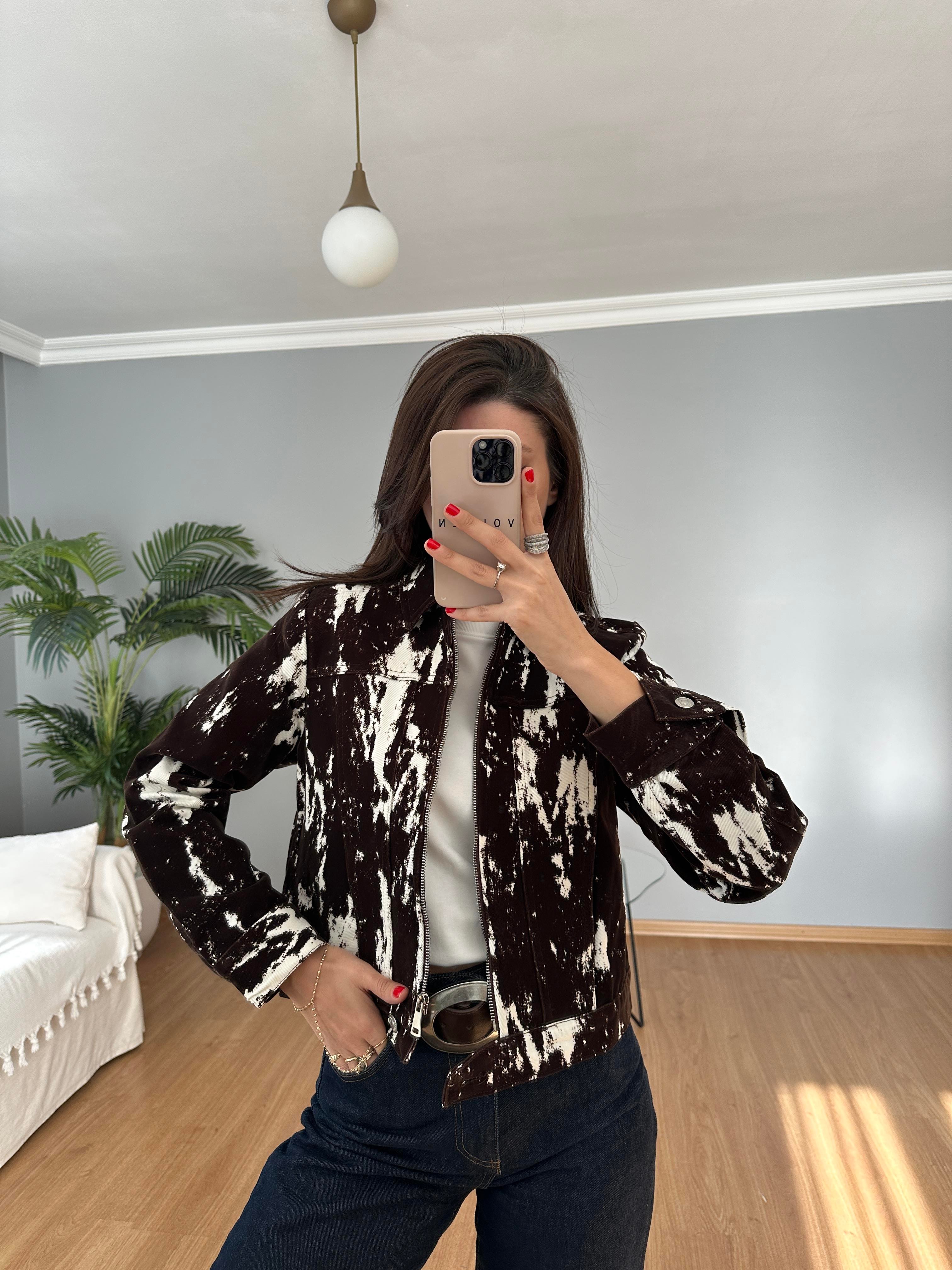 Cow Print Ceket 