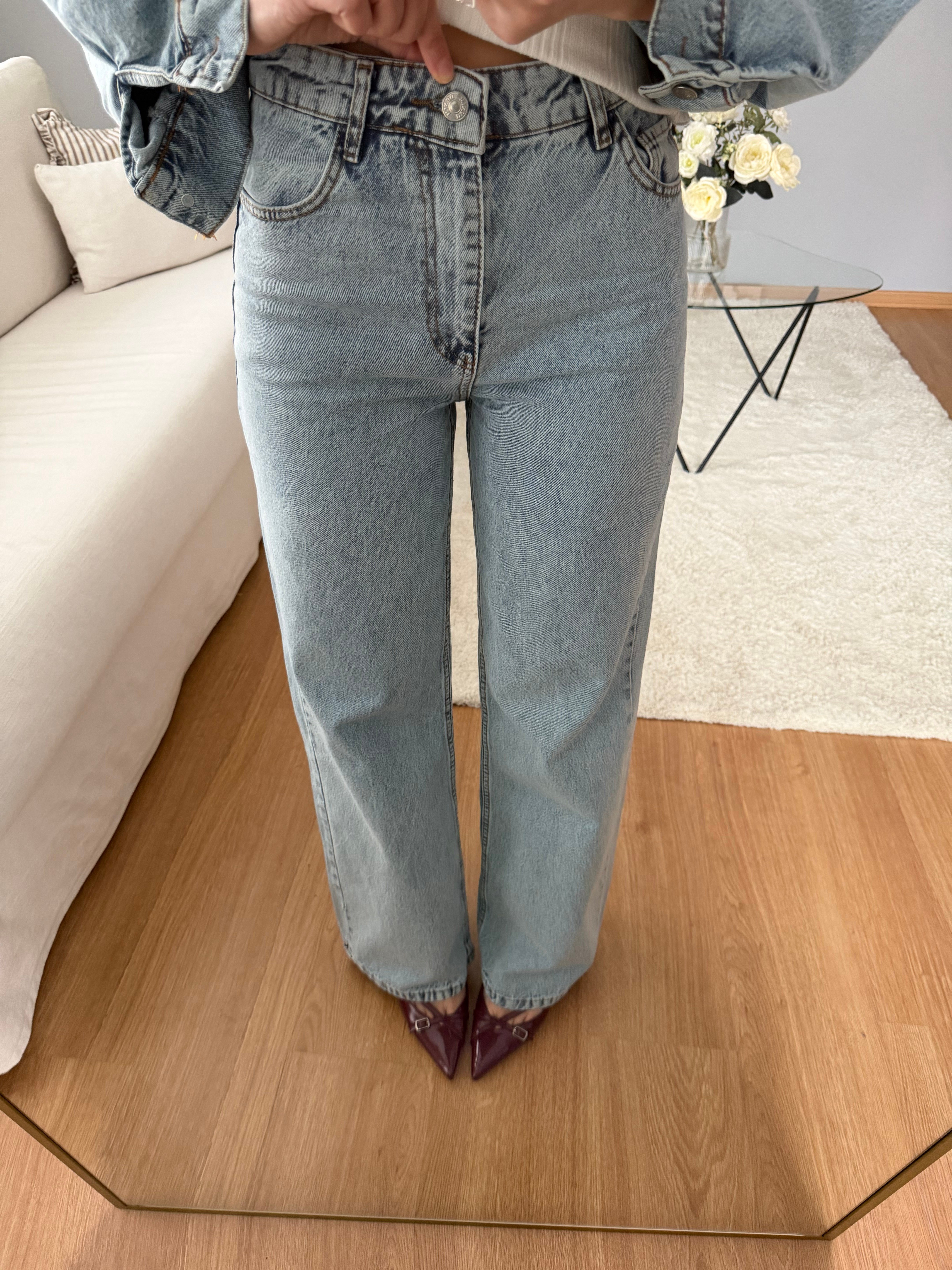 Dantel Denim Takım