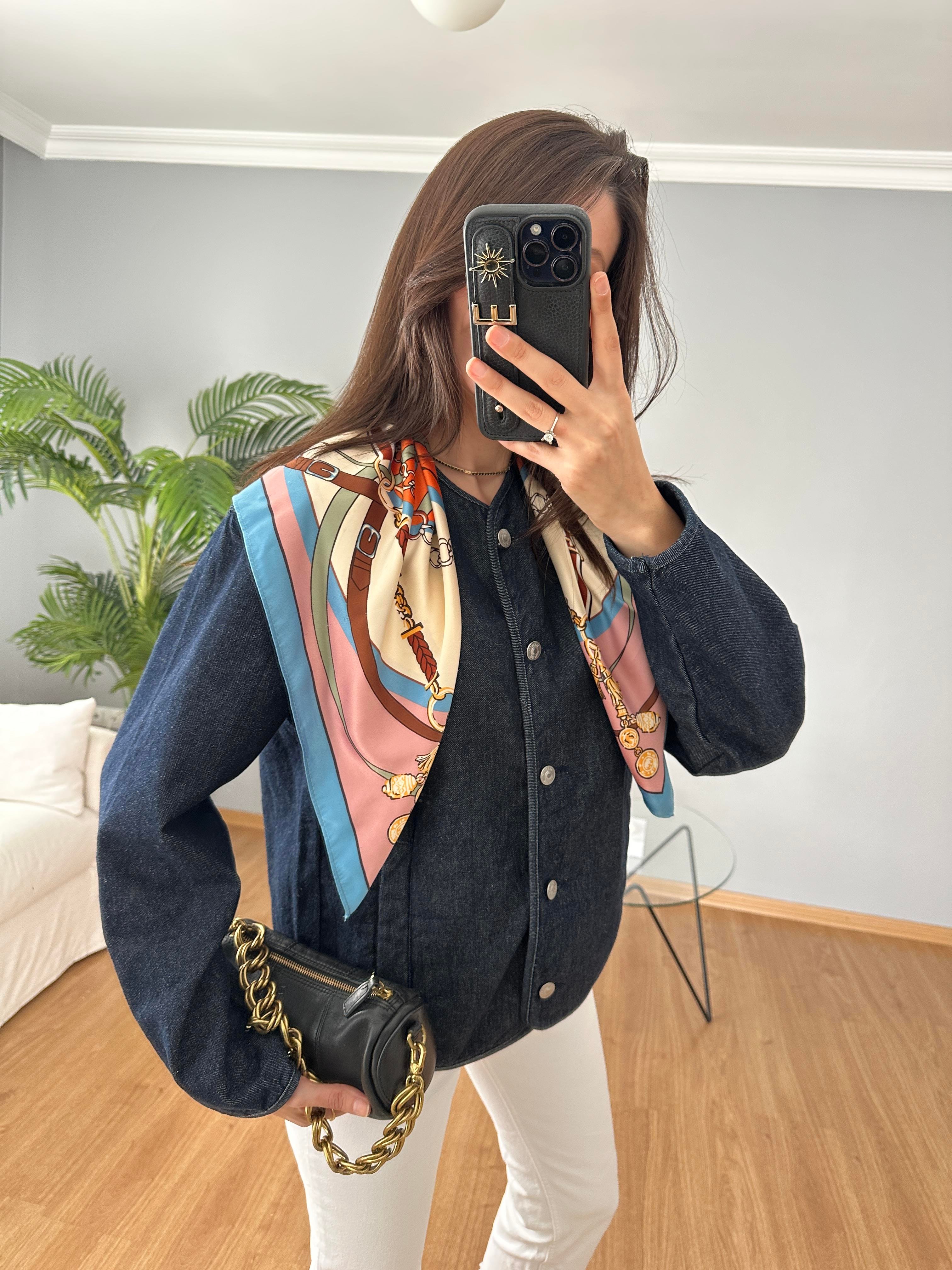 Düğmeli Denim Ceket 