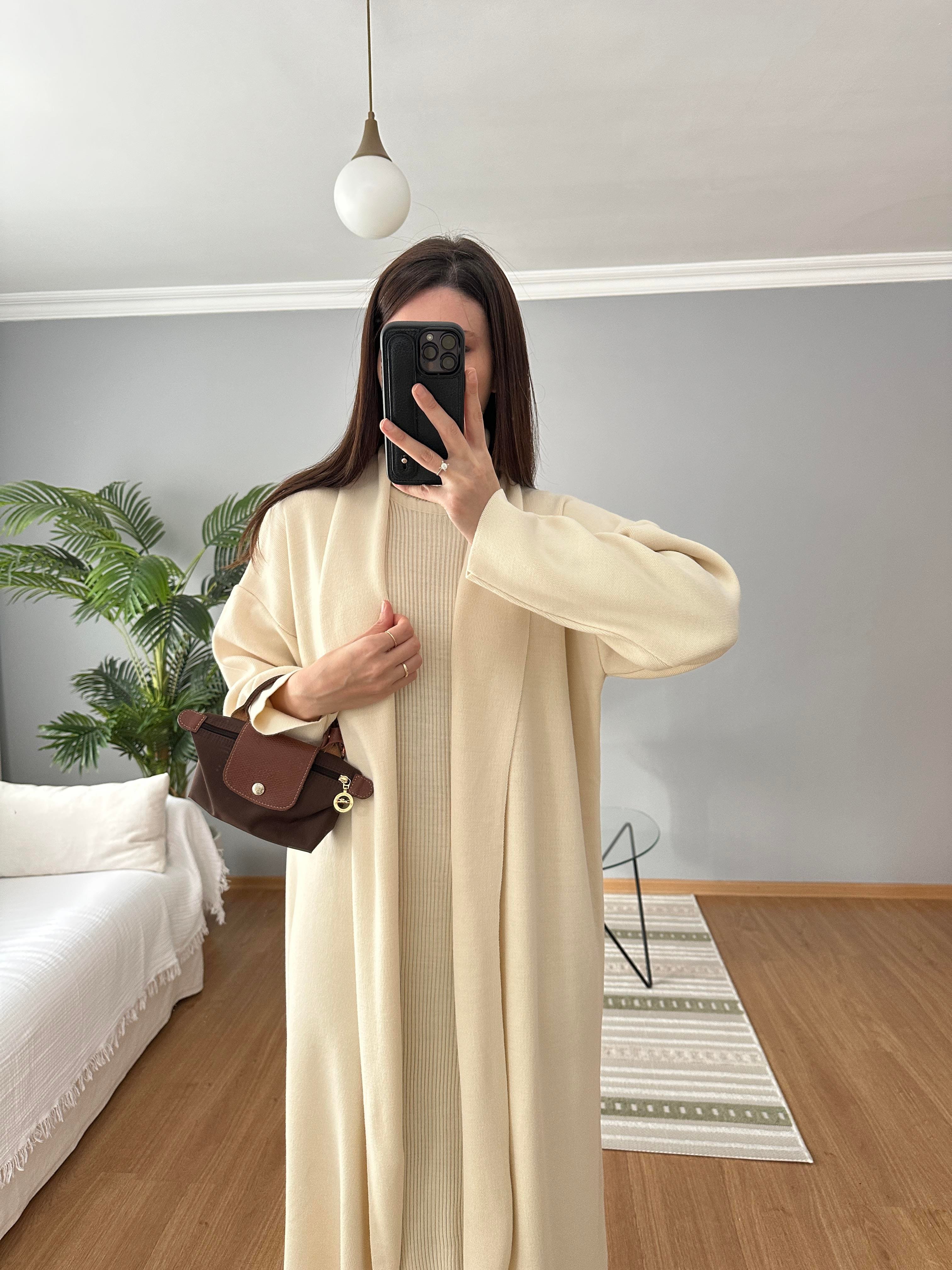 Elbise Hırka Triko Takım