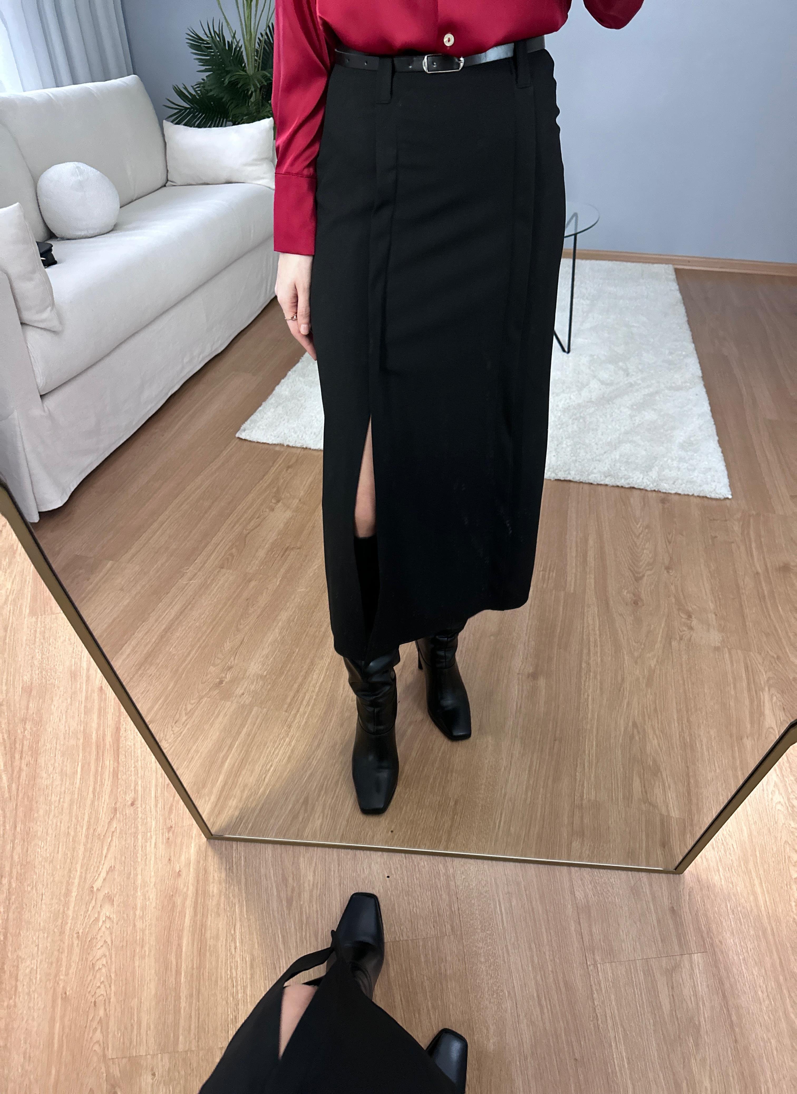 Elle Siyah Etek 