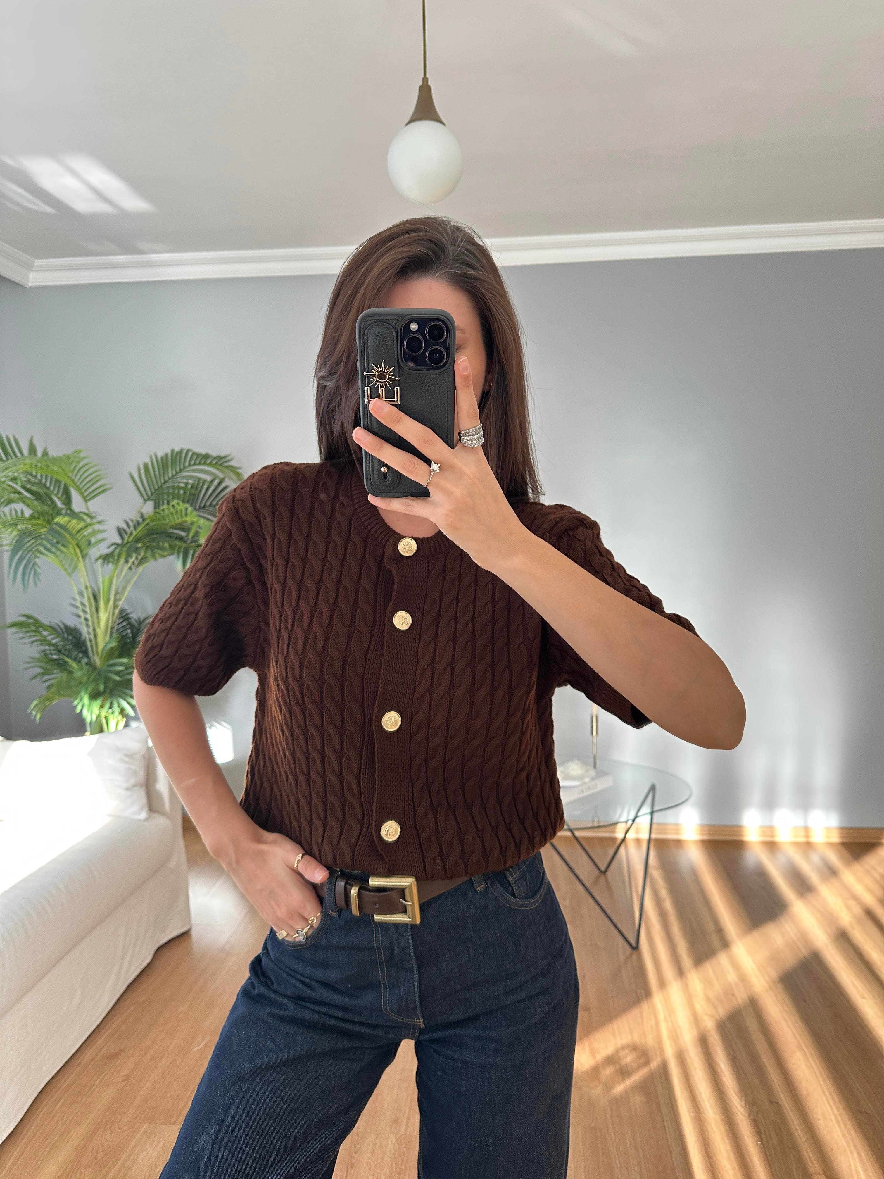 Elva Kahve Triko