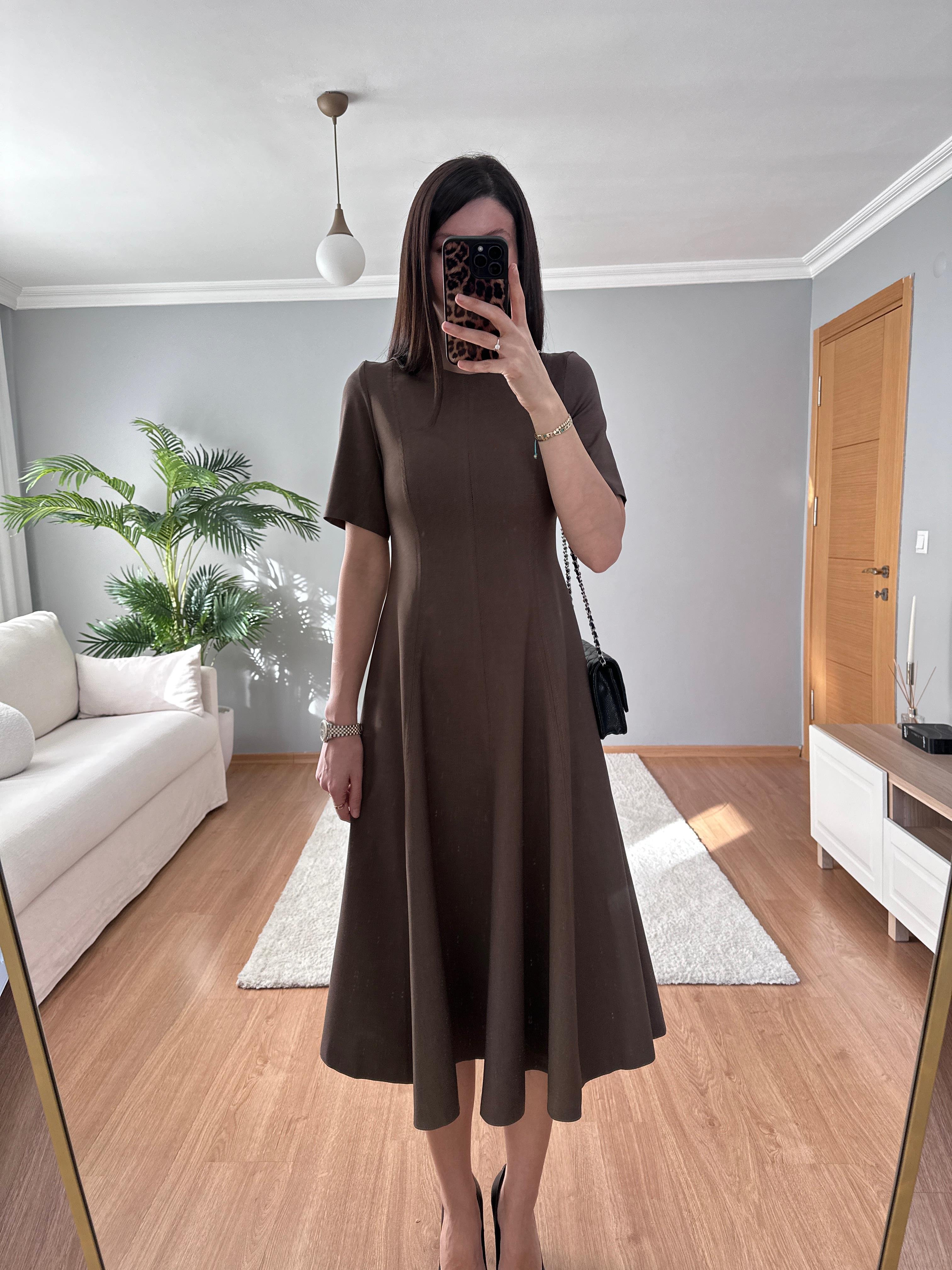 Kate Kahve Elbise