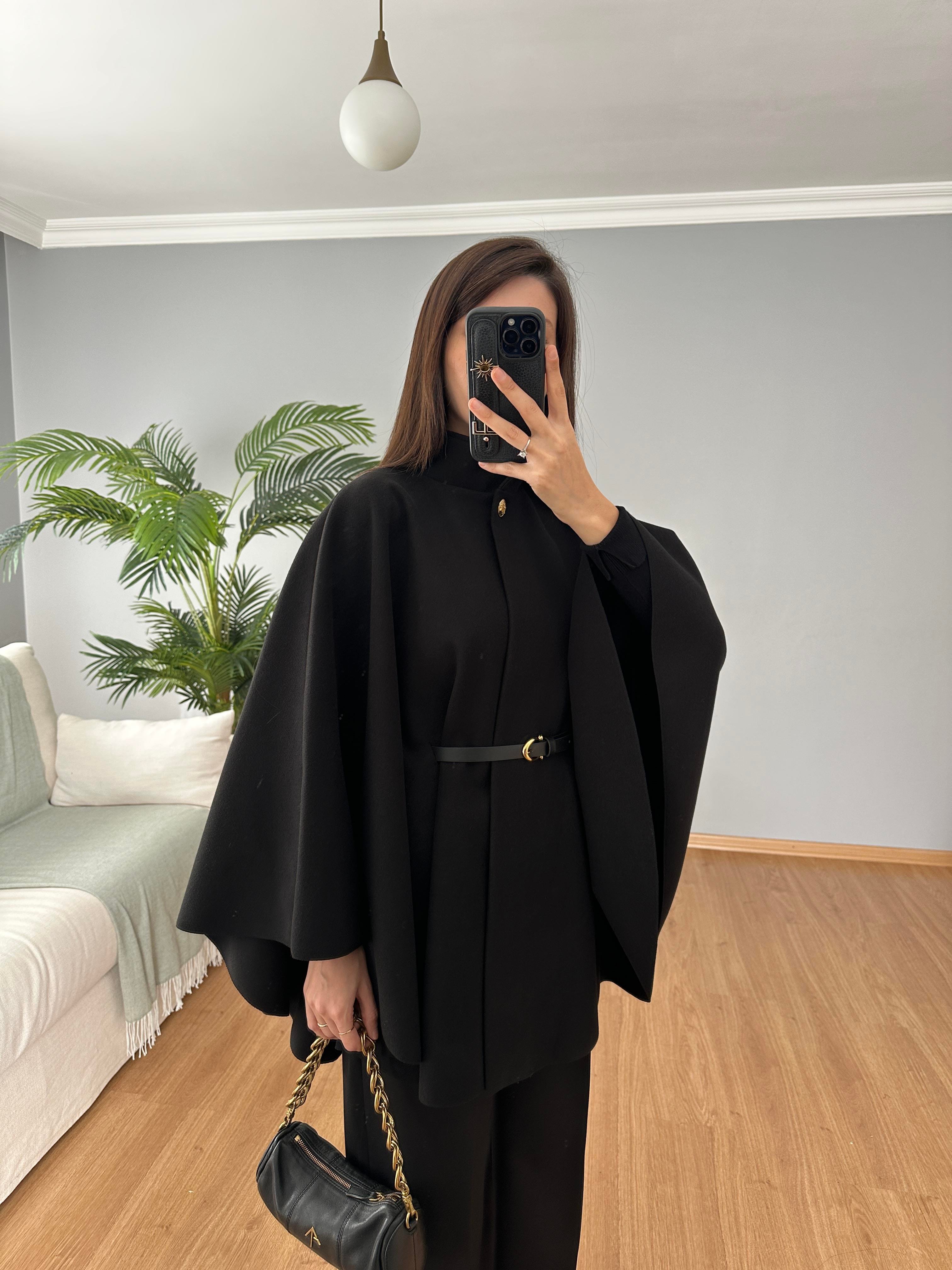 Kemerli Siyah Panço