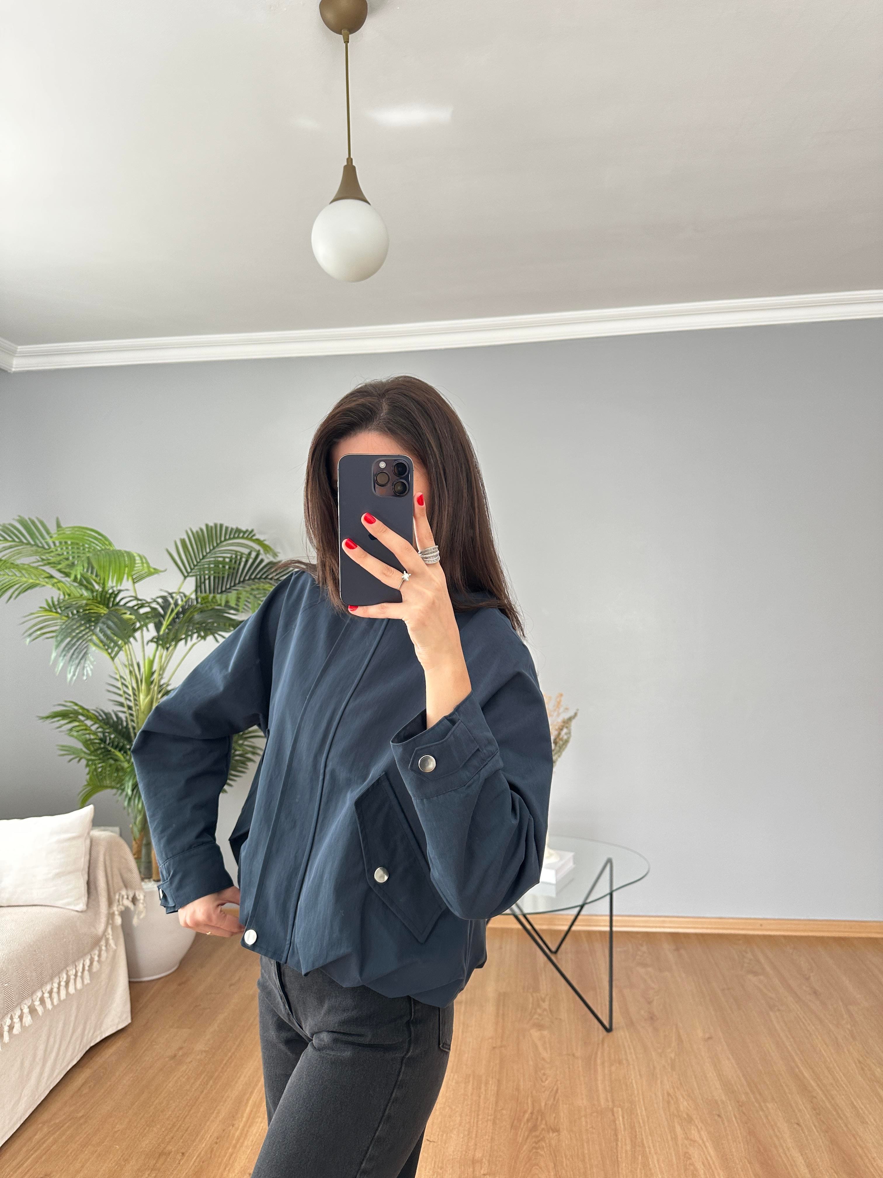Lacivert Bomber Ceket