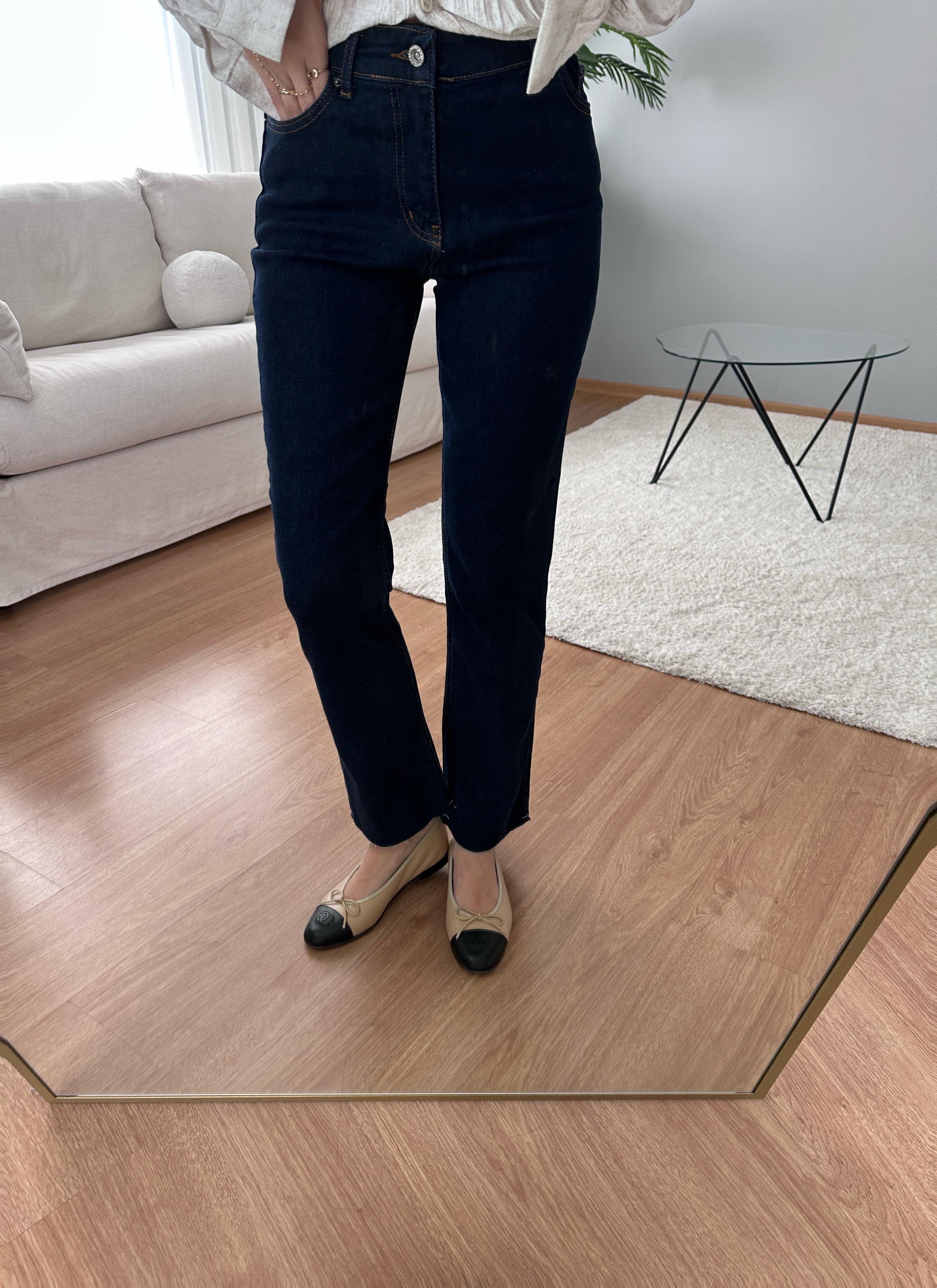 Lacivert Boyfit Jean