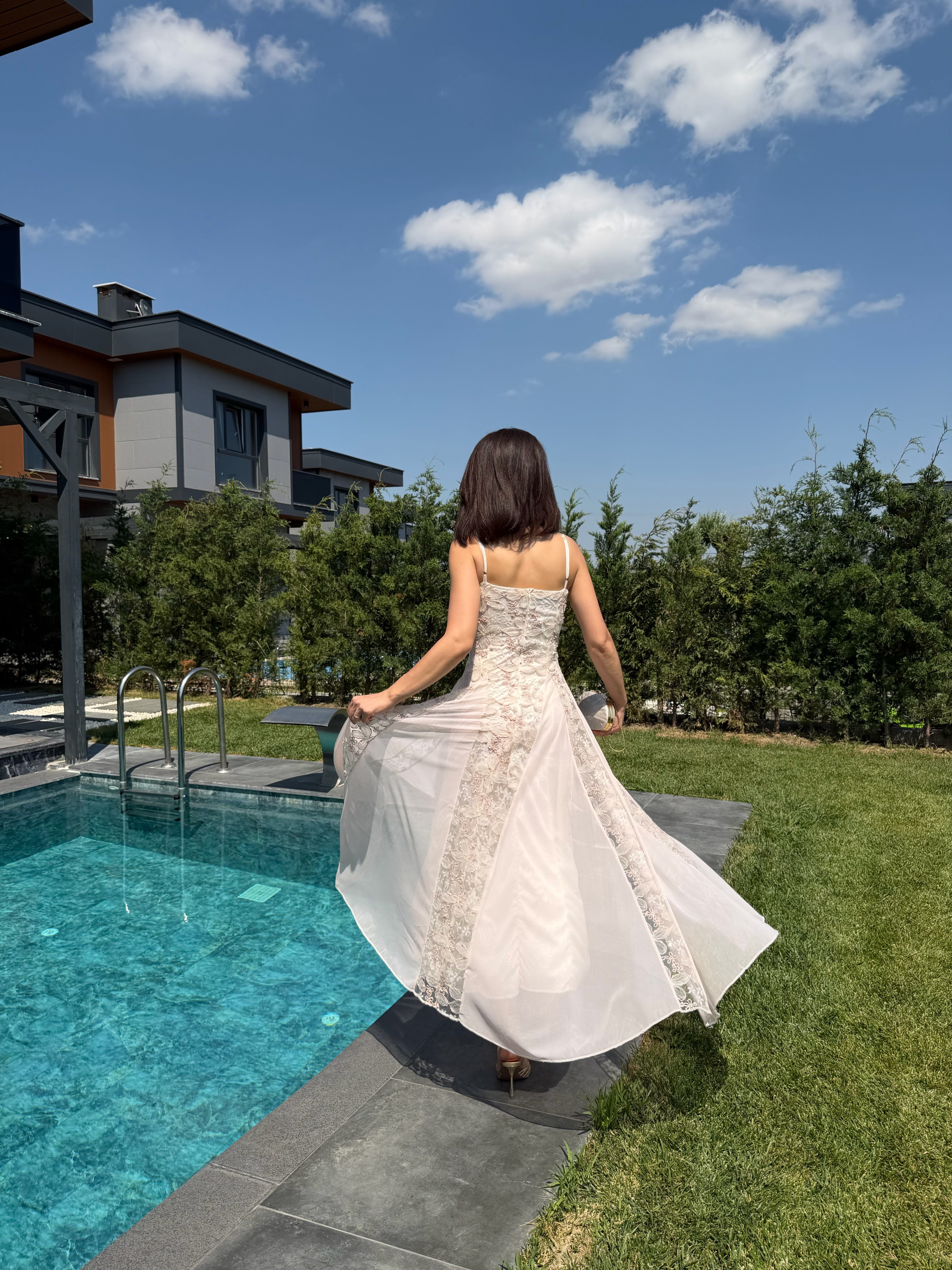 Layared Maxi Elbise 