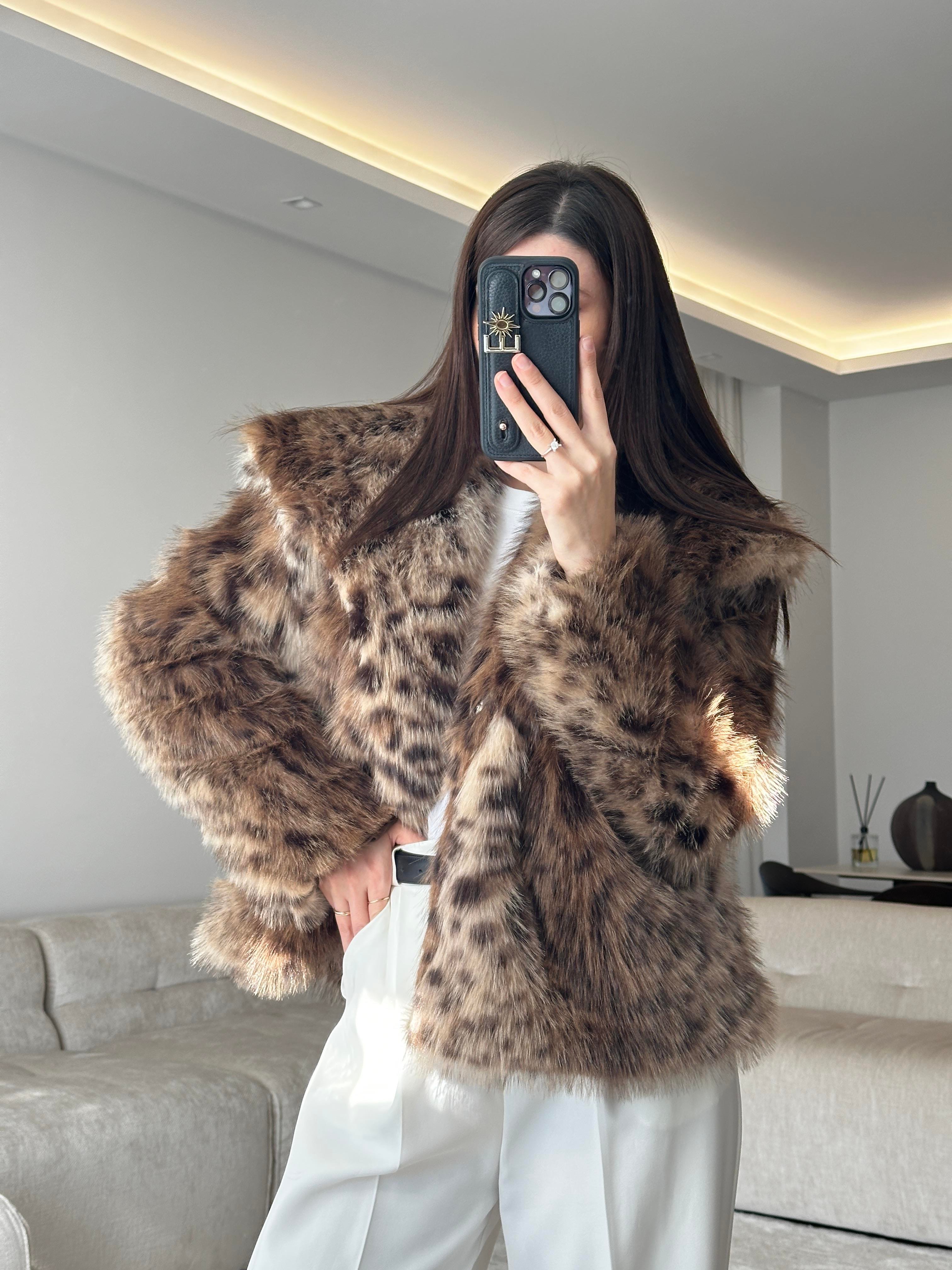 Leopar Desenli Lolita Kürk