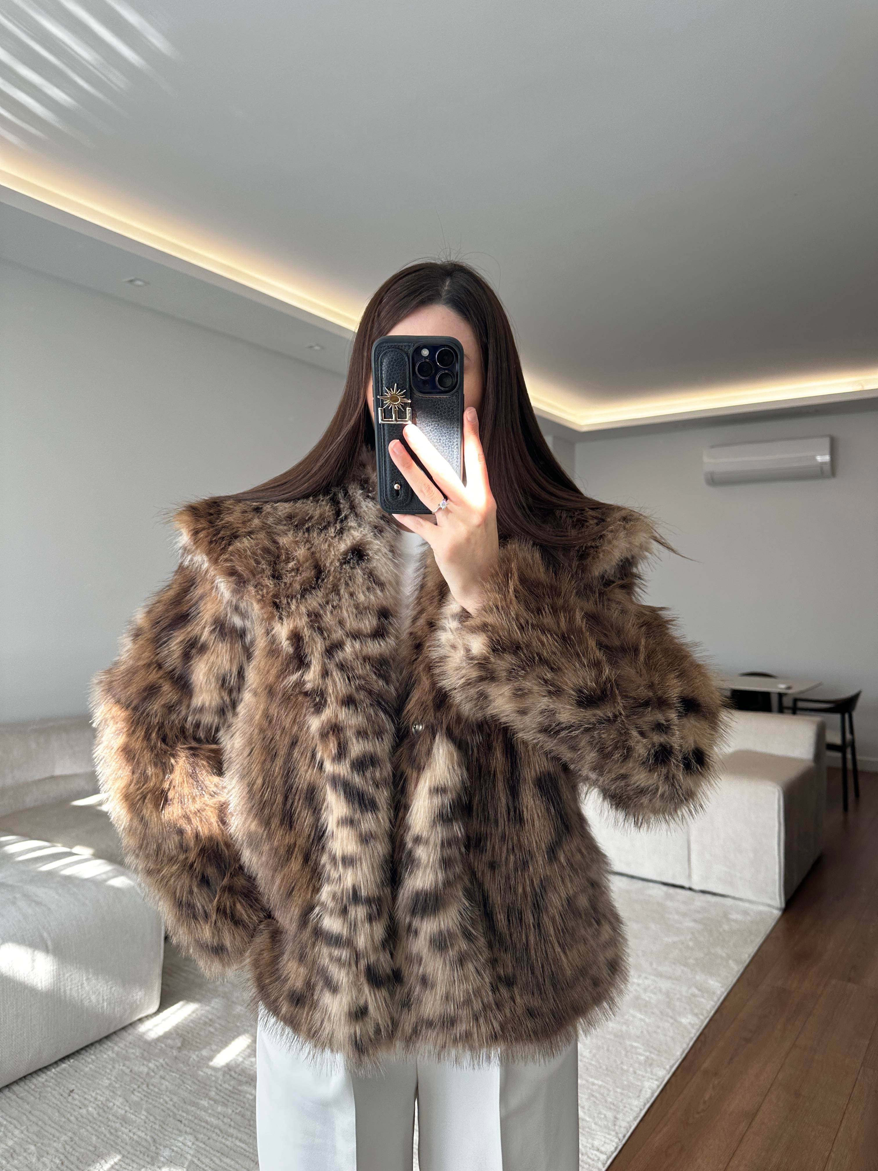 Leopar Desenli Lolita Kürk