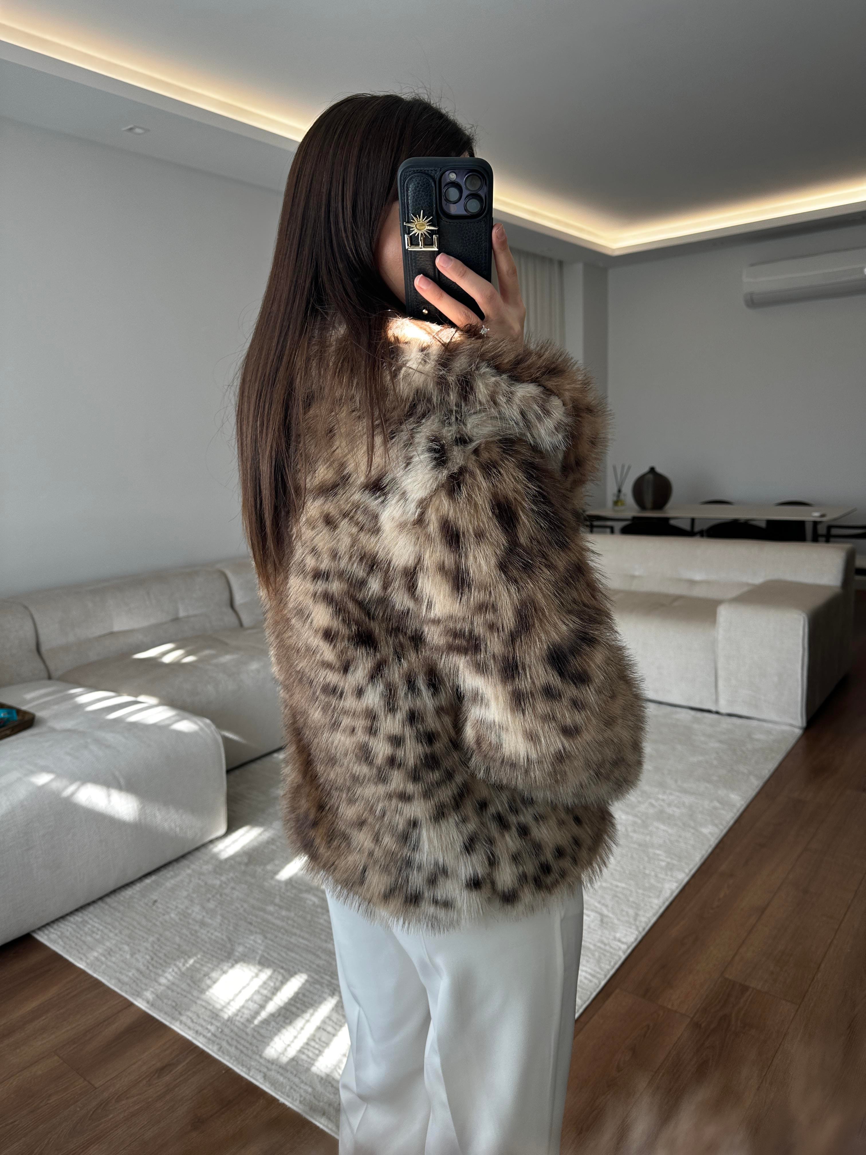 Leopar Desenli Lolita Kürk