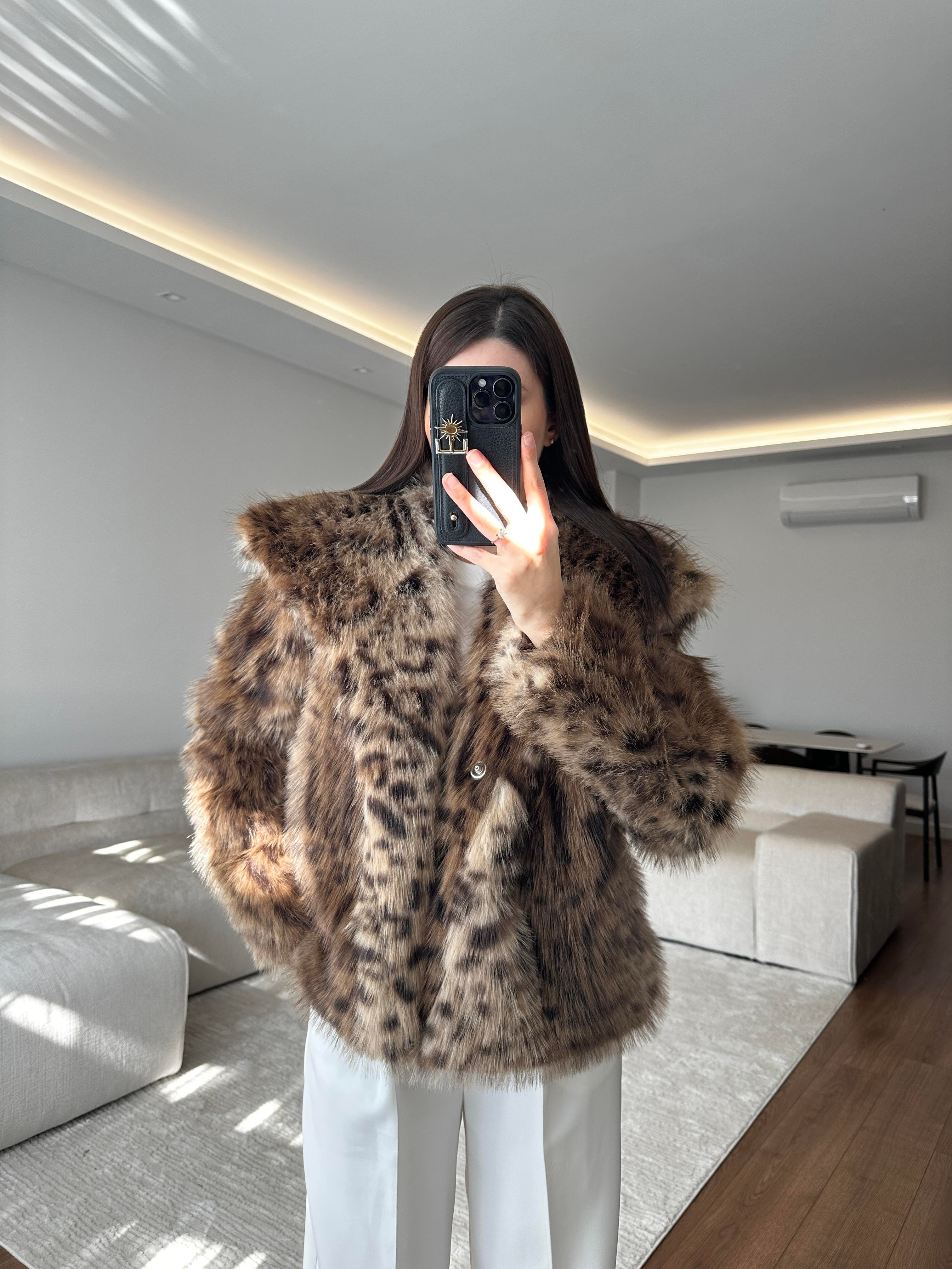 Leopar Desenli Lolita Kürk