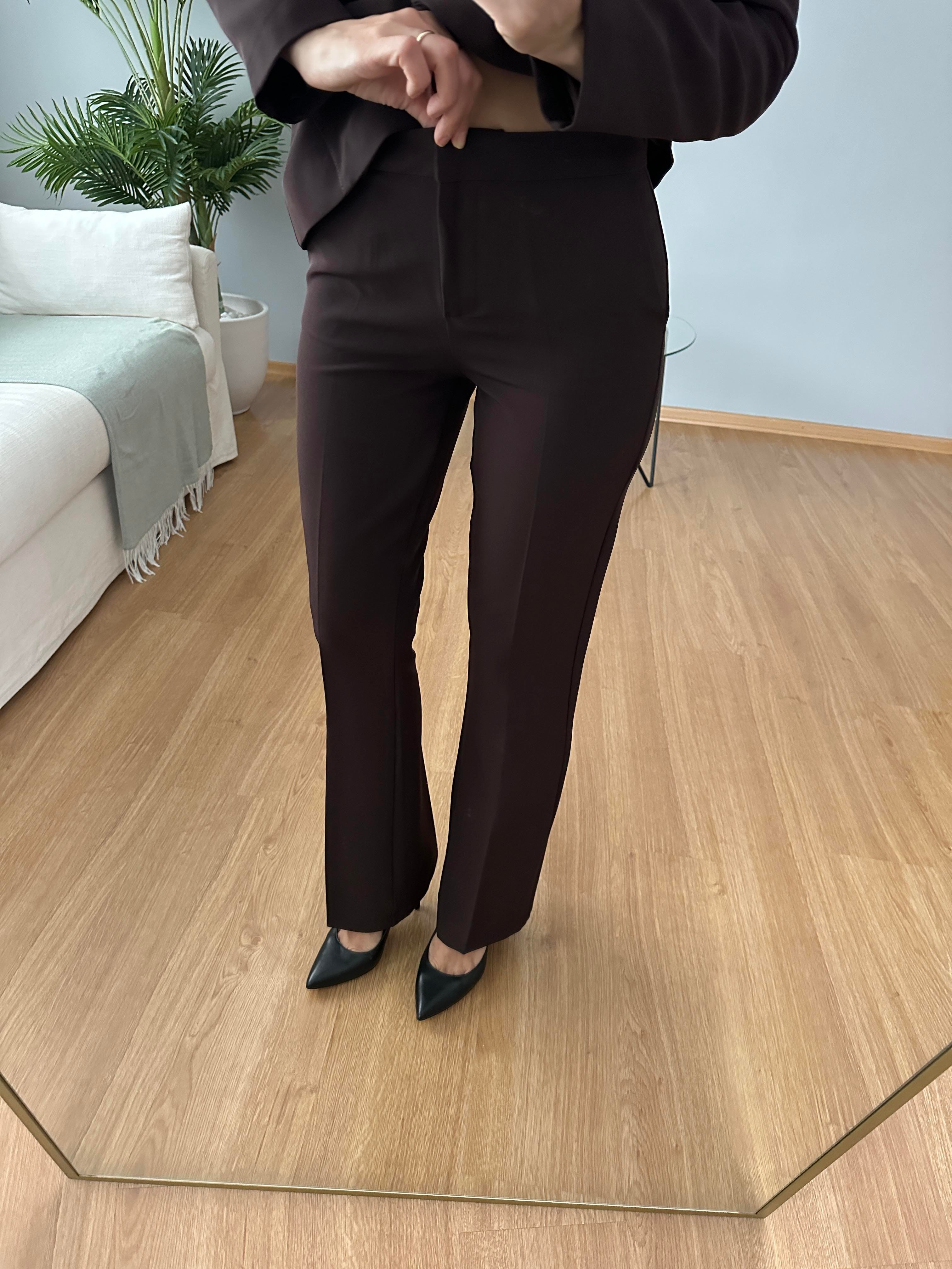 Lili Kahve Kemerli Premium Takım