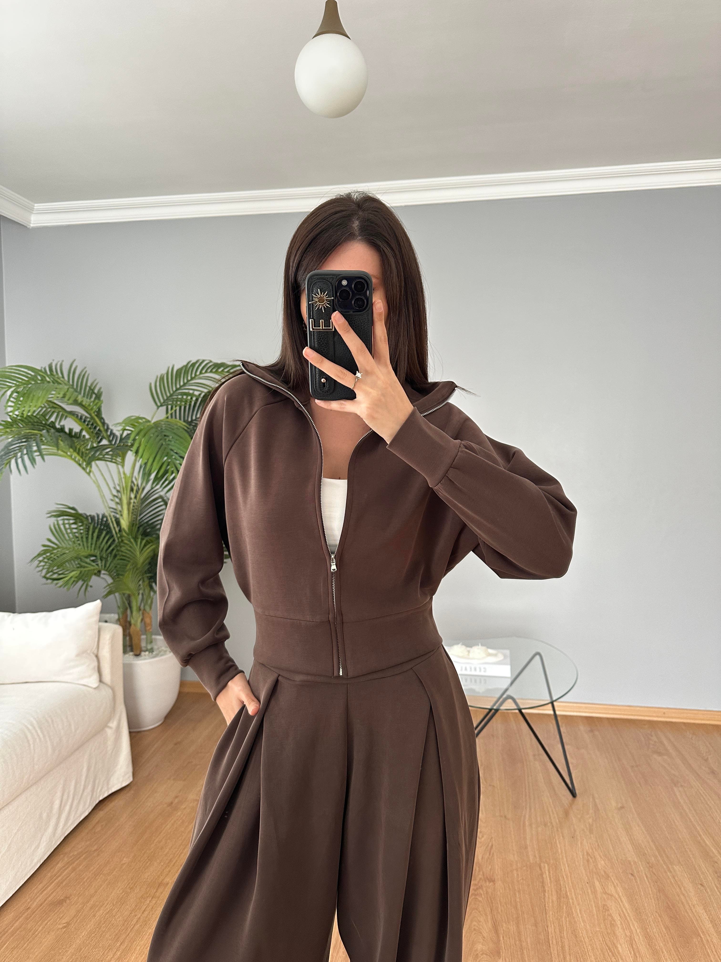 Linea Kahve Modal Takım
