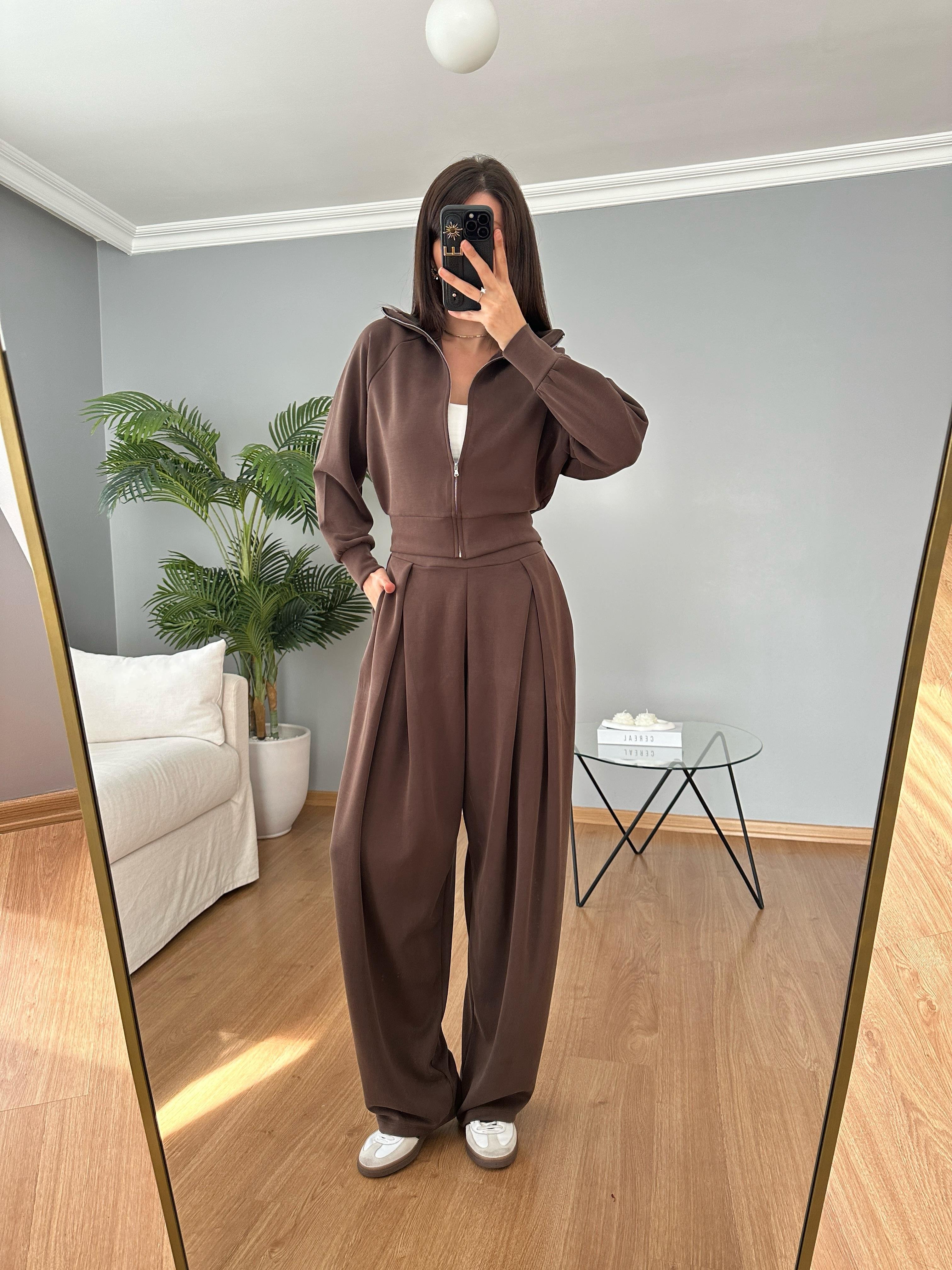 Linea Kahve Modal Takım