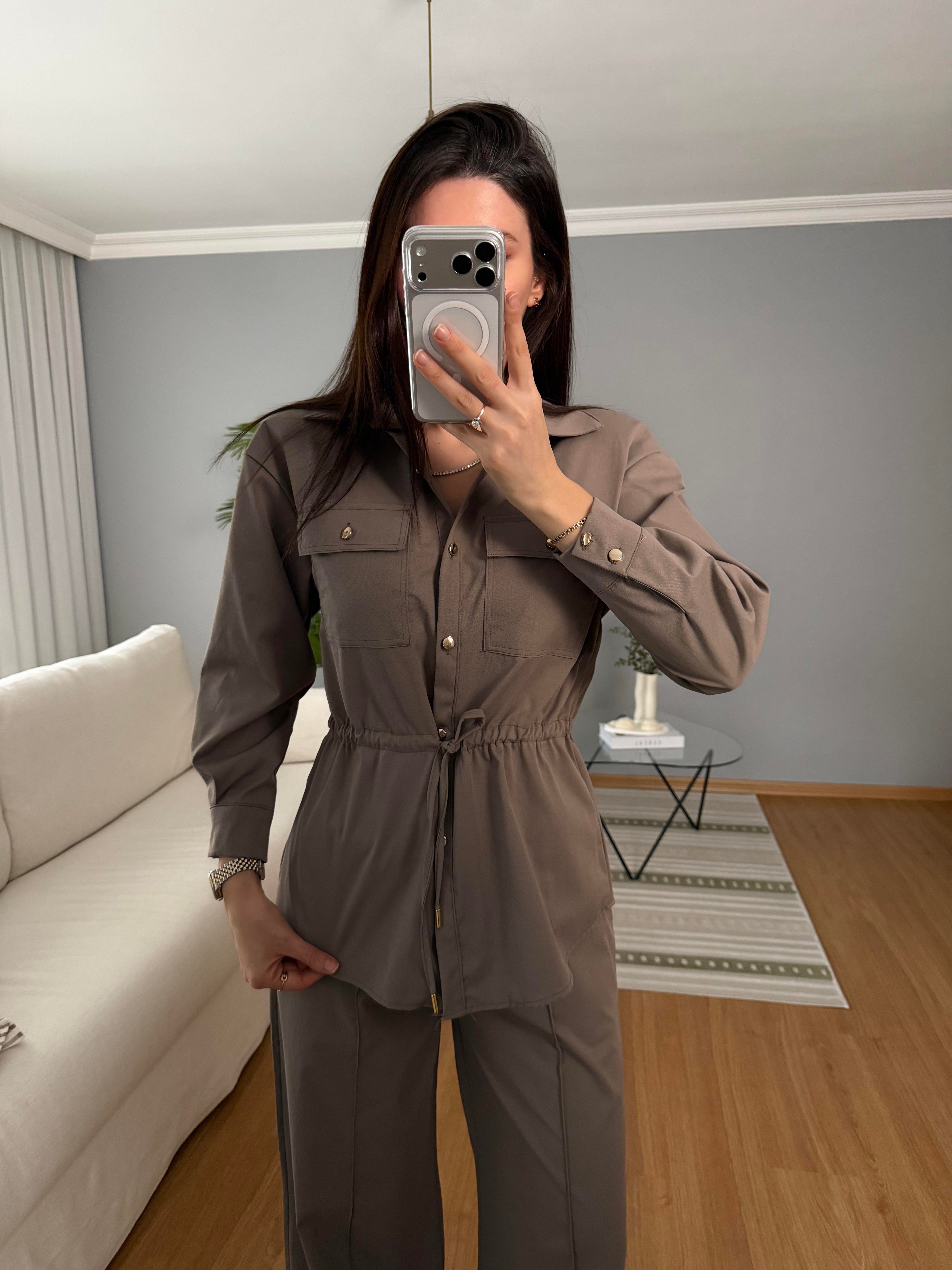 Luxa Taş Rengi Takım