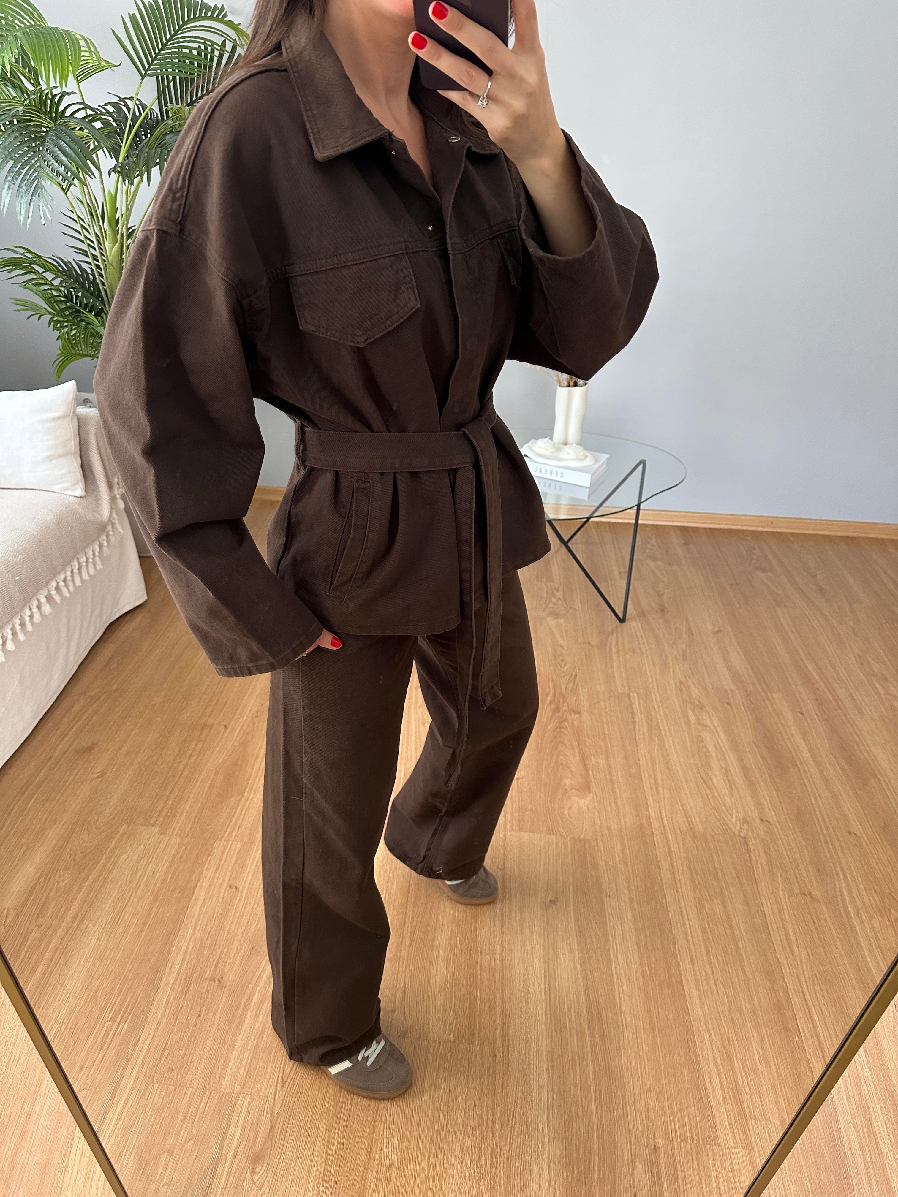 Mila Kahve Rengi Takım