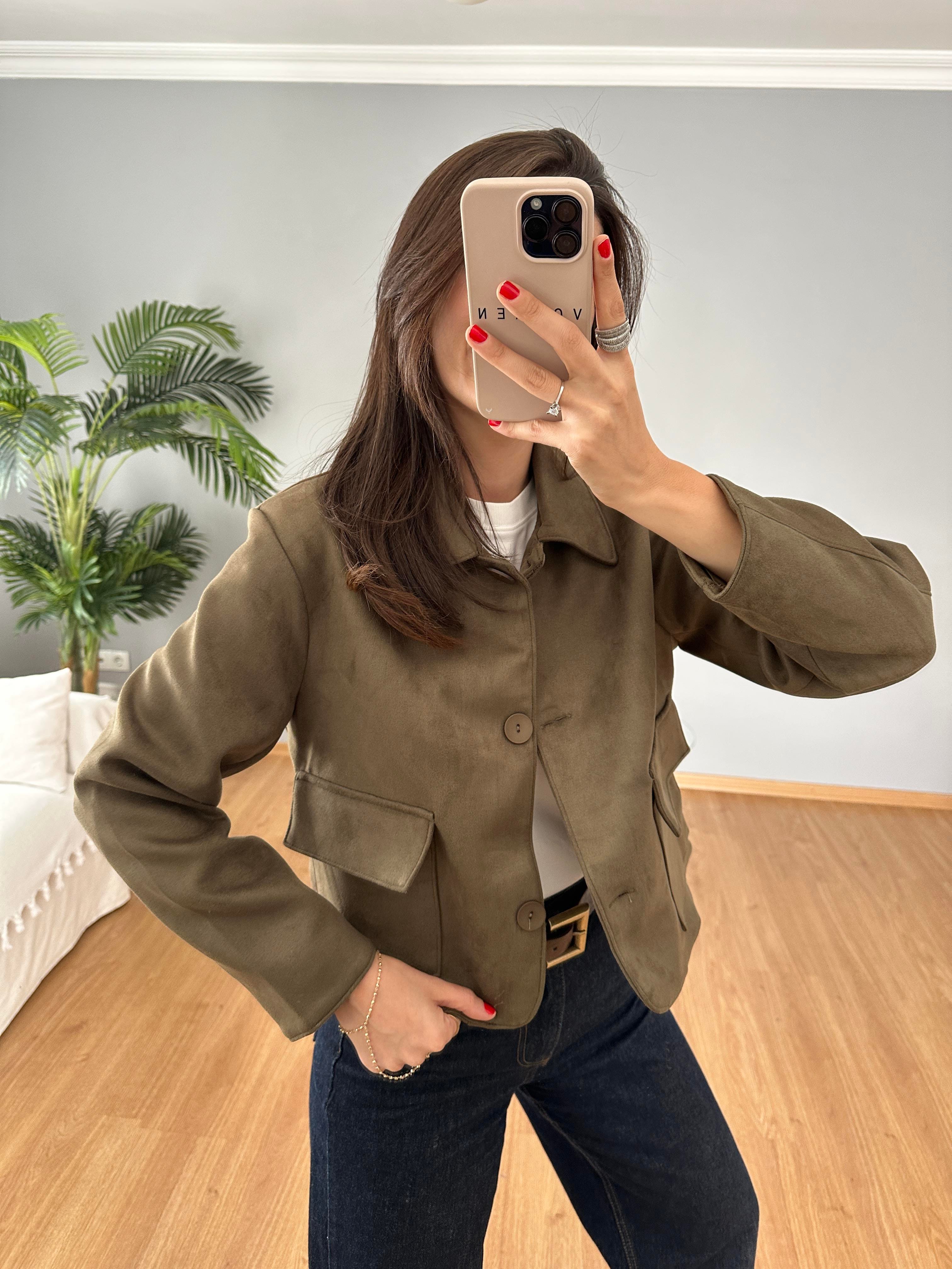 Nora Haki Süet Ceket 