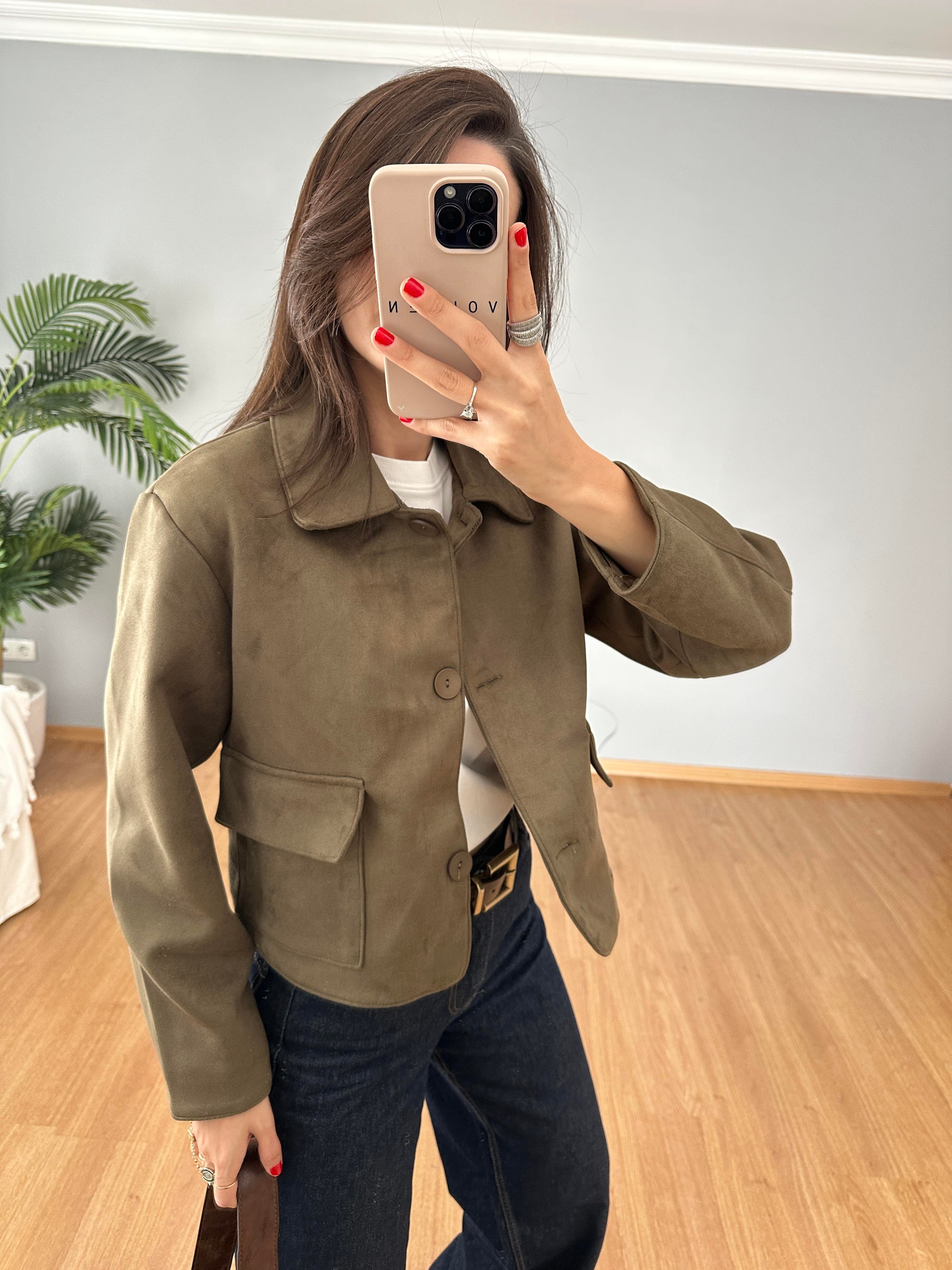 Nora Haki Süet Ceket 