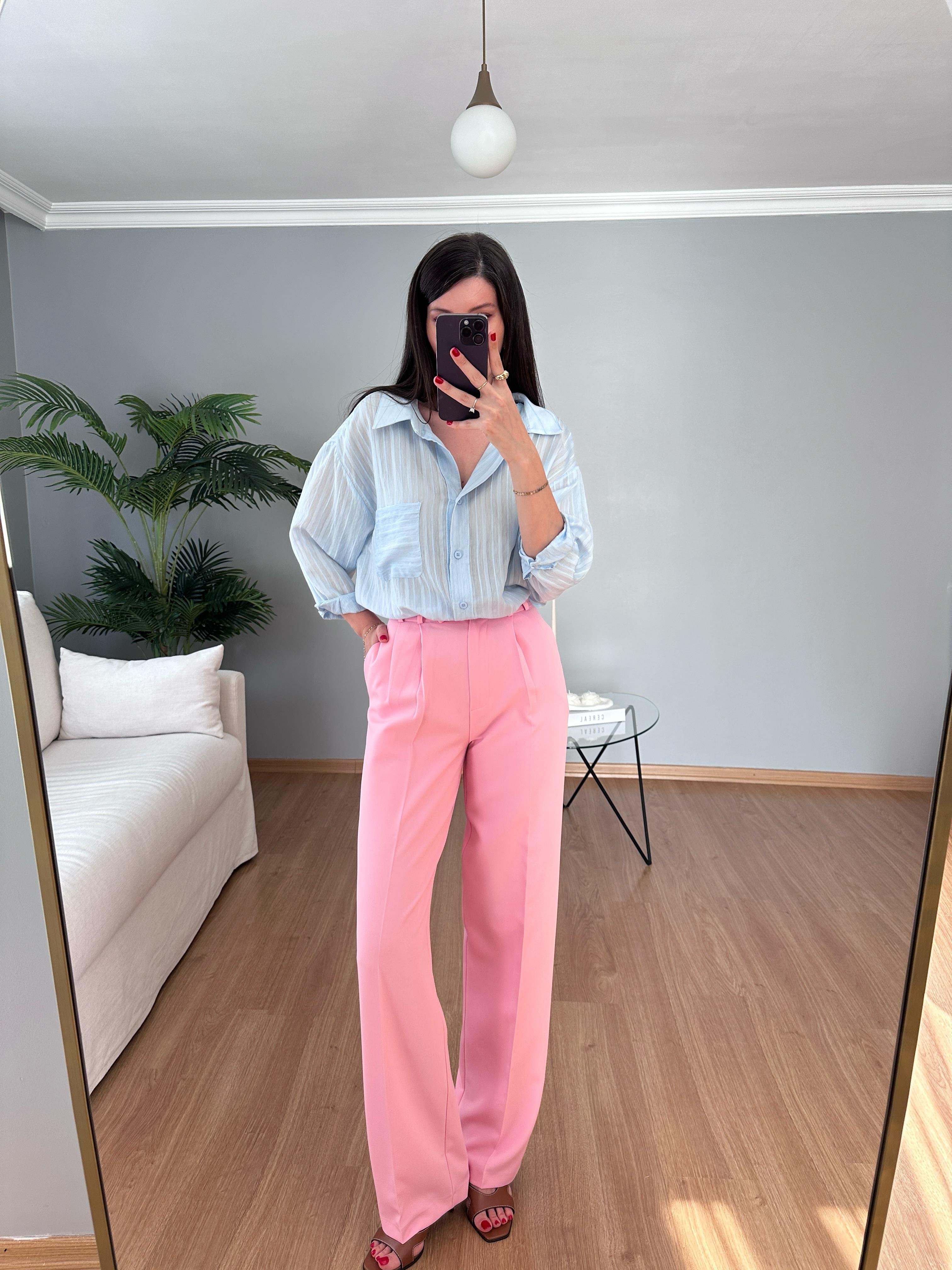 Pastel Pembe Palazzo 