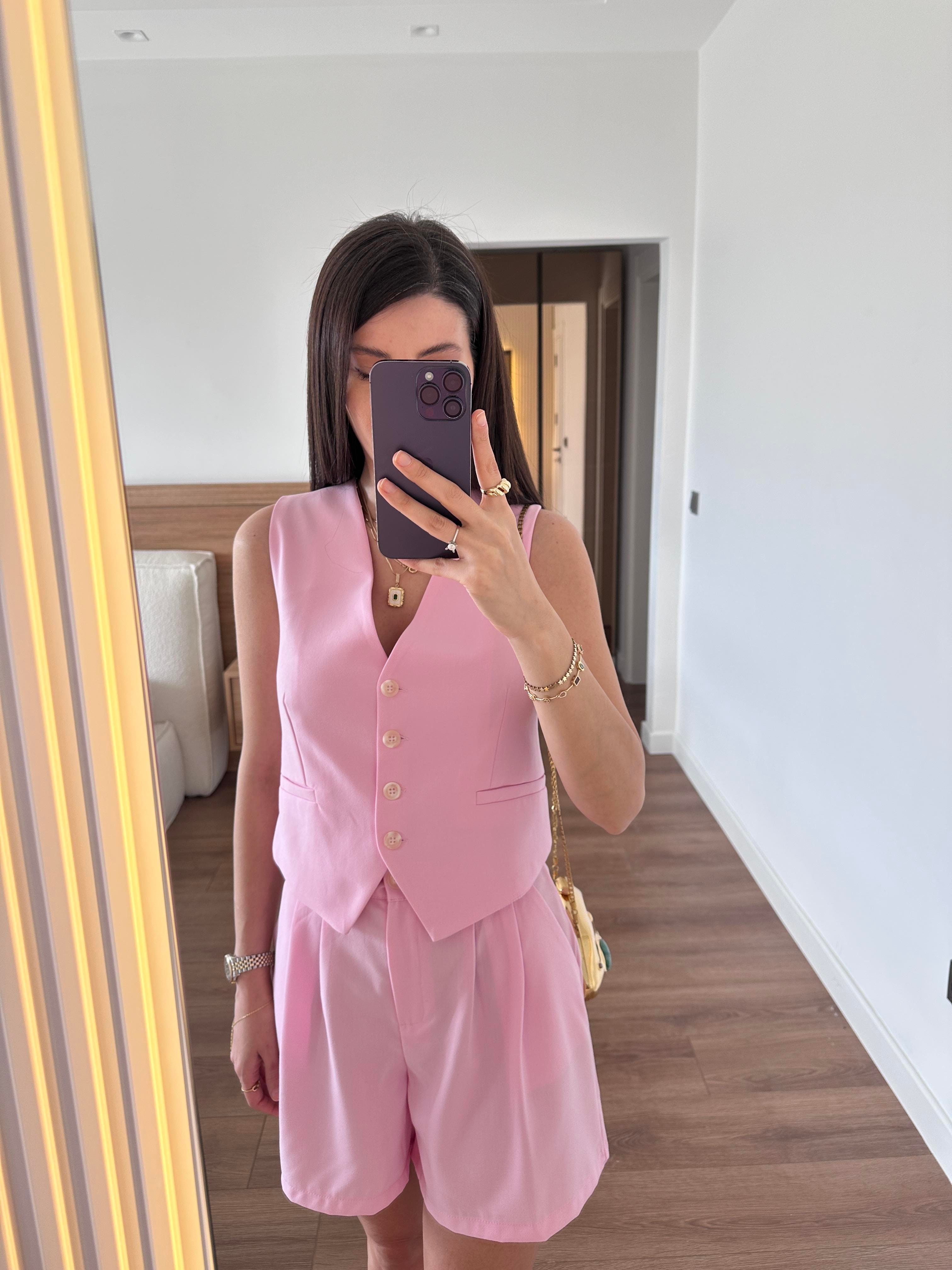 Pastel Pembe Takım