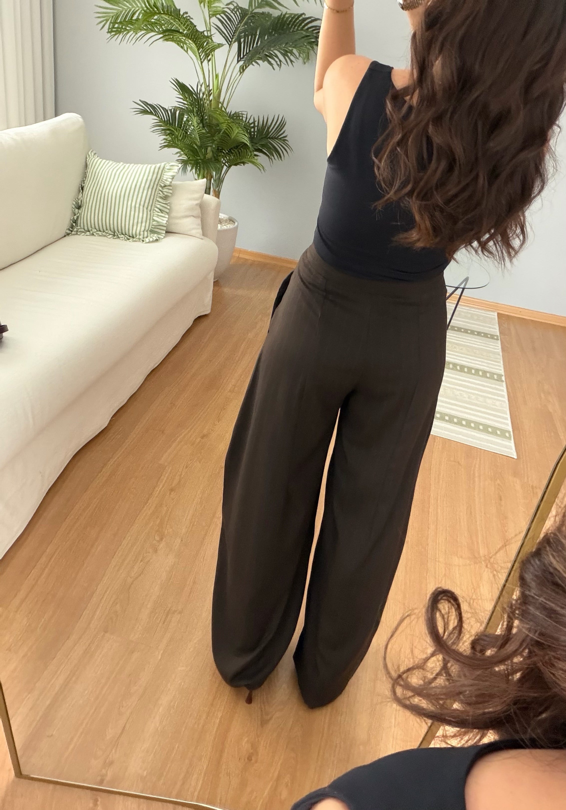 Pileli Balon Pantolon 