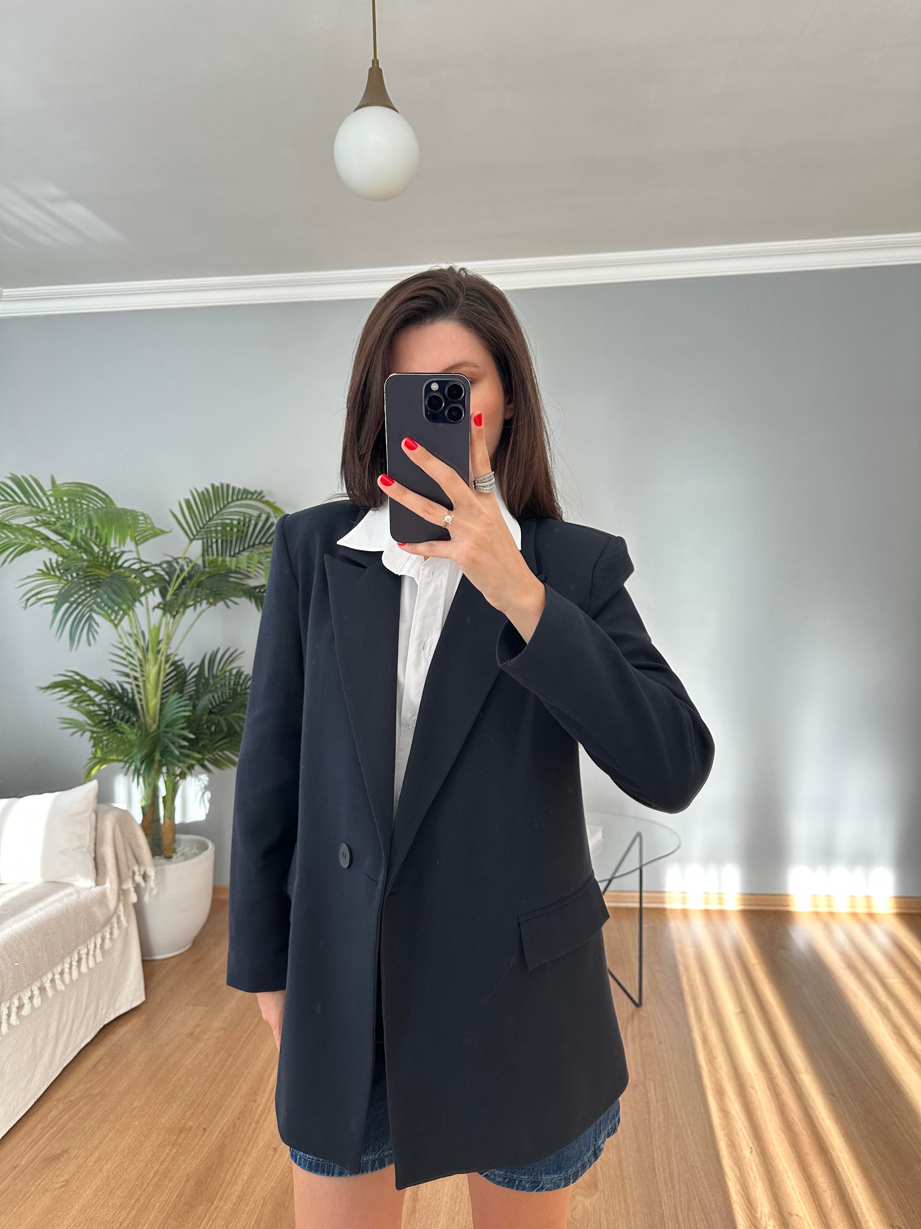 Premium Lacivert Blazer