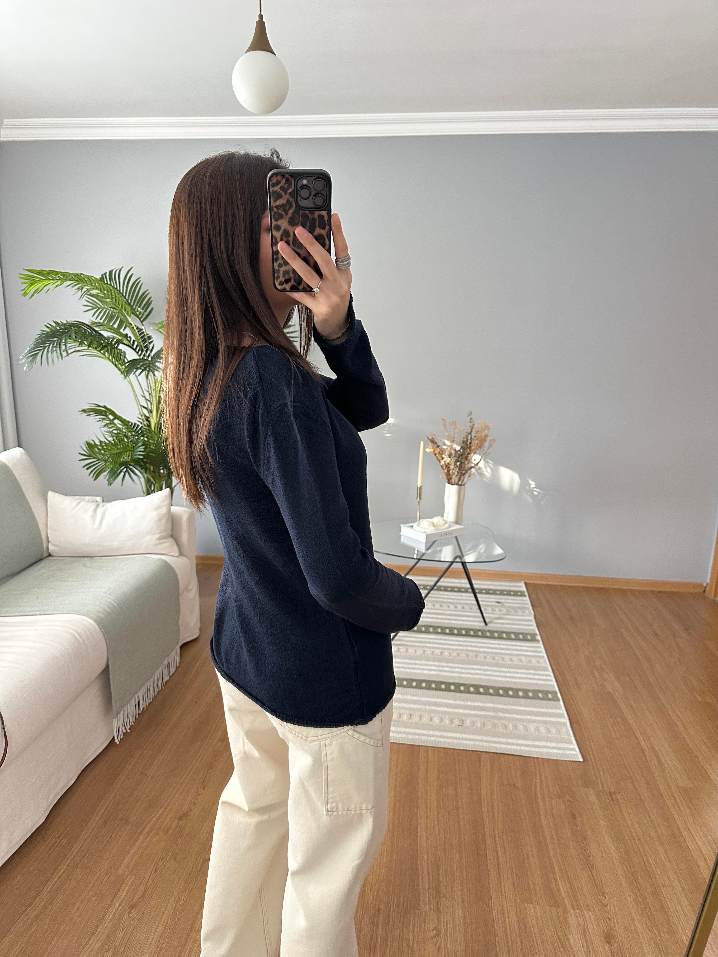 Premium Marka Lacivert Merserize Triko