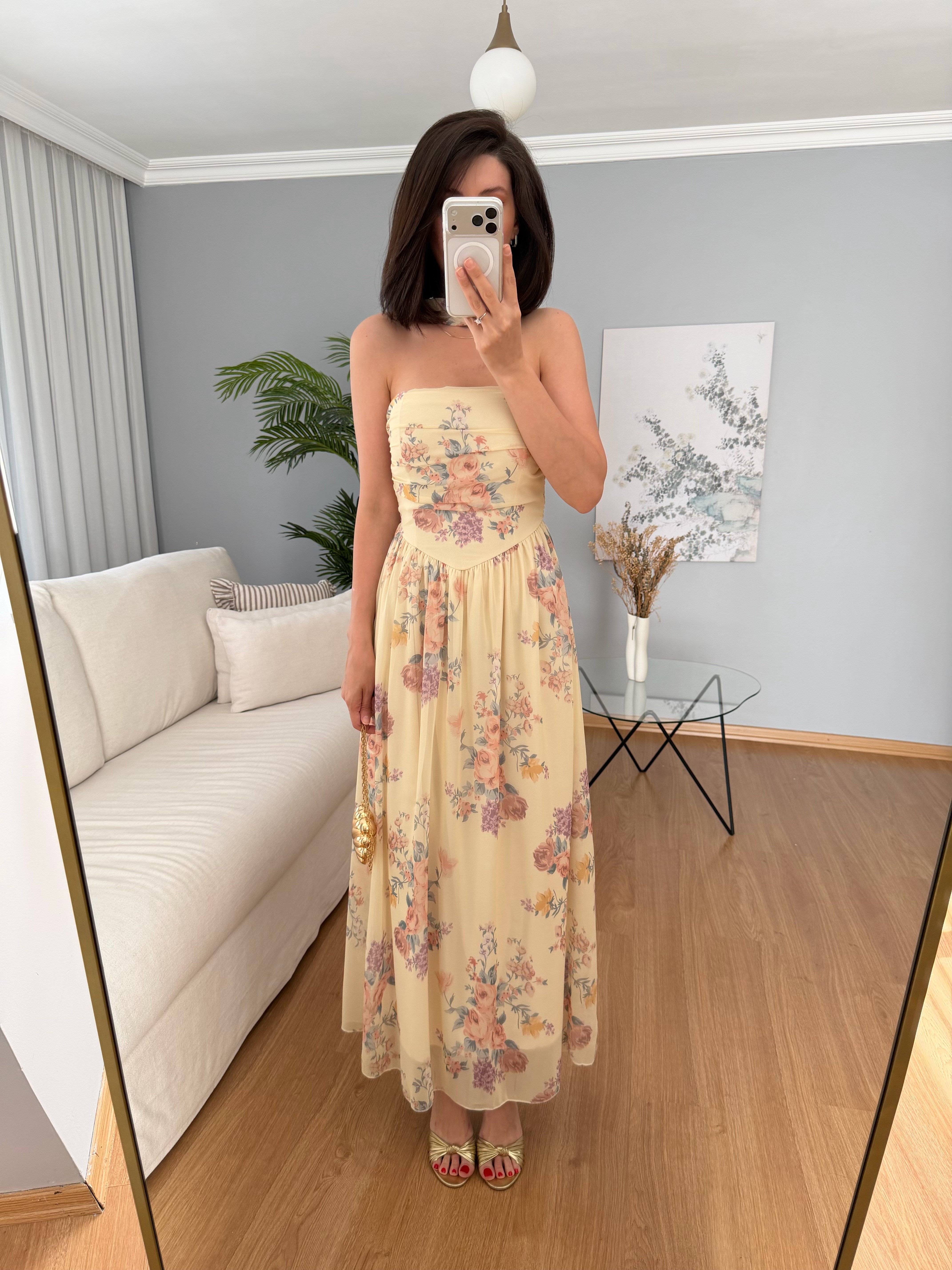 Romy Şal Detaylı Elbise