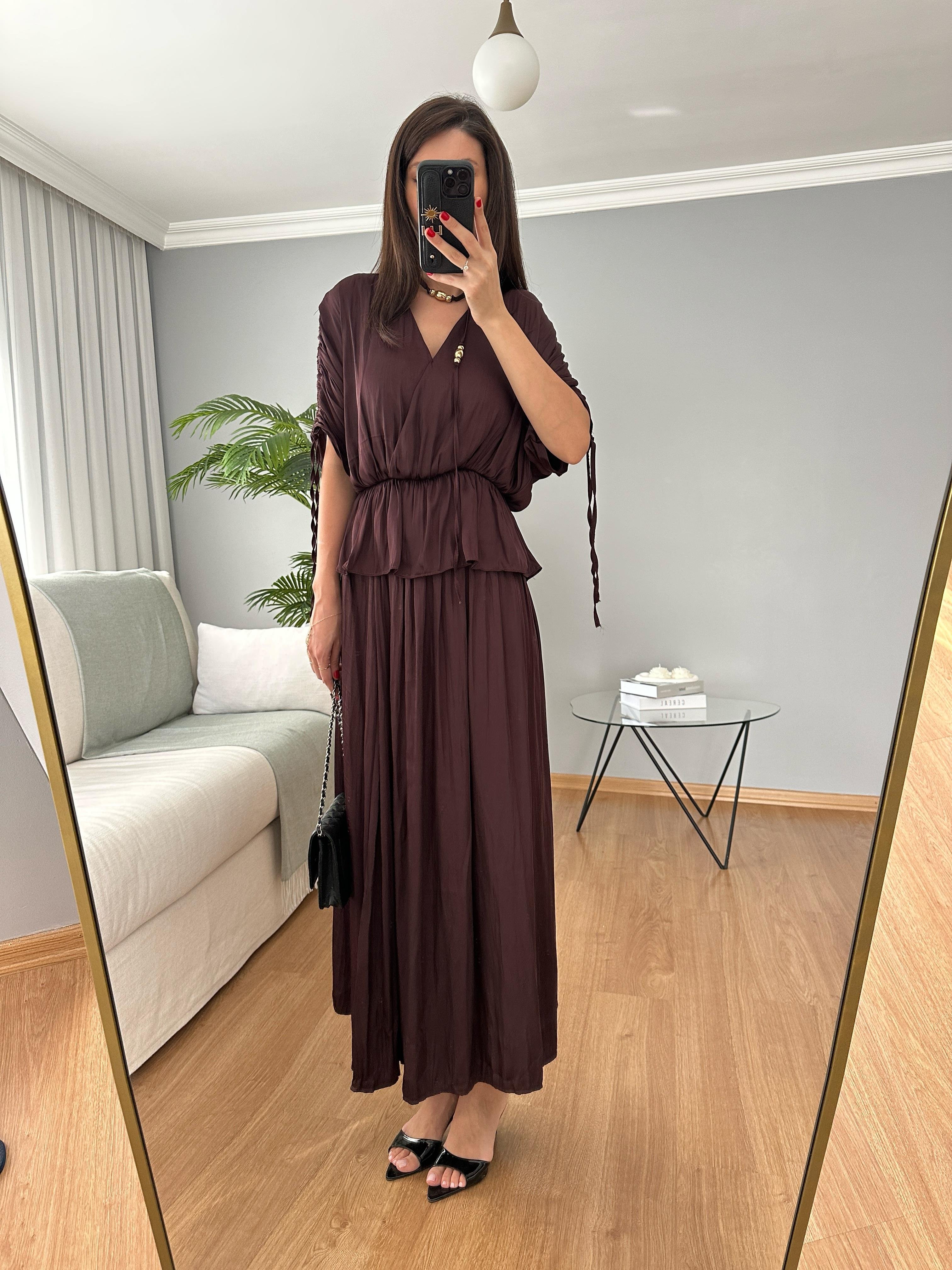 Satina Kahve Takım