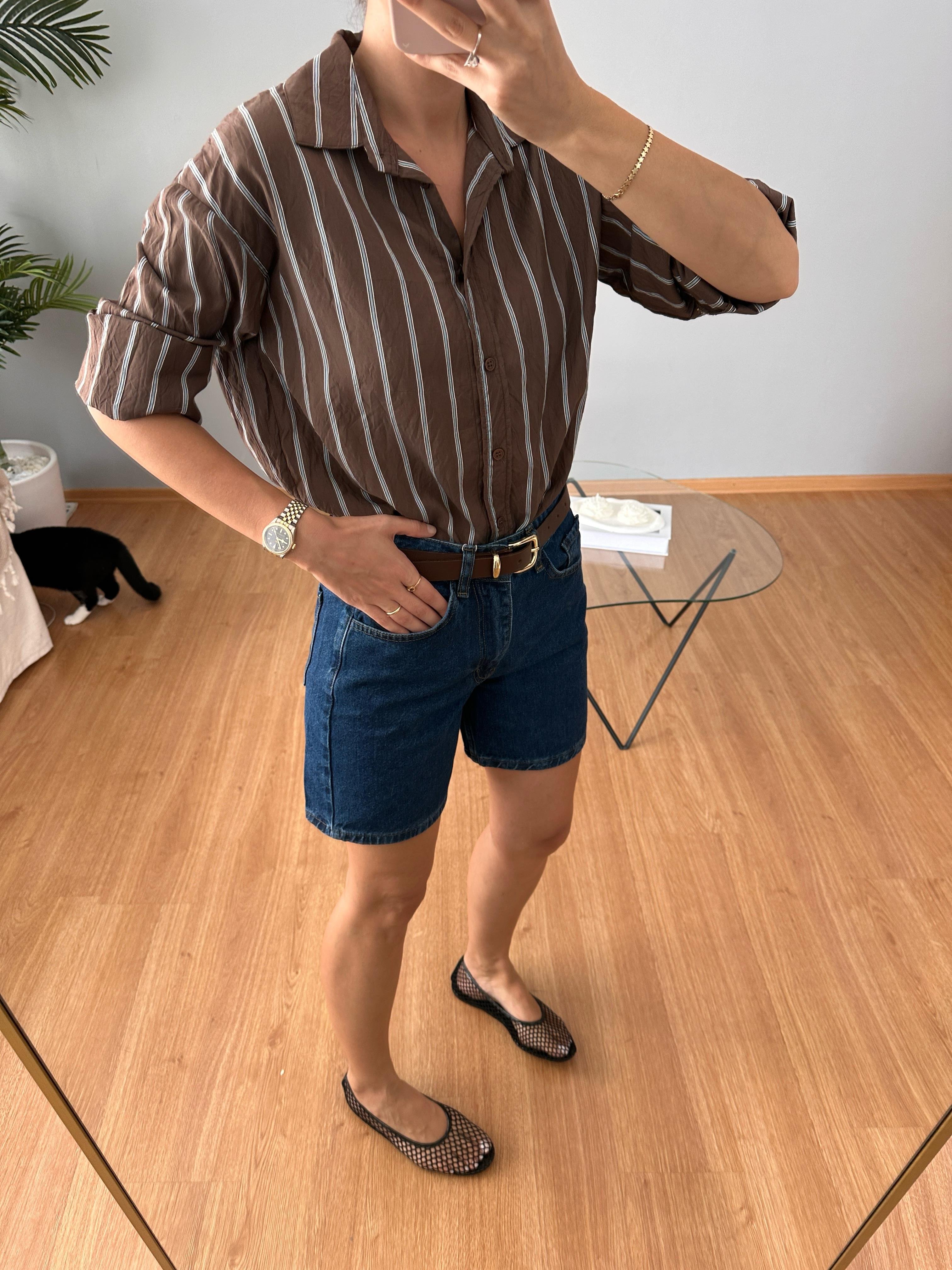 Şehir Boy Denim Şort 
