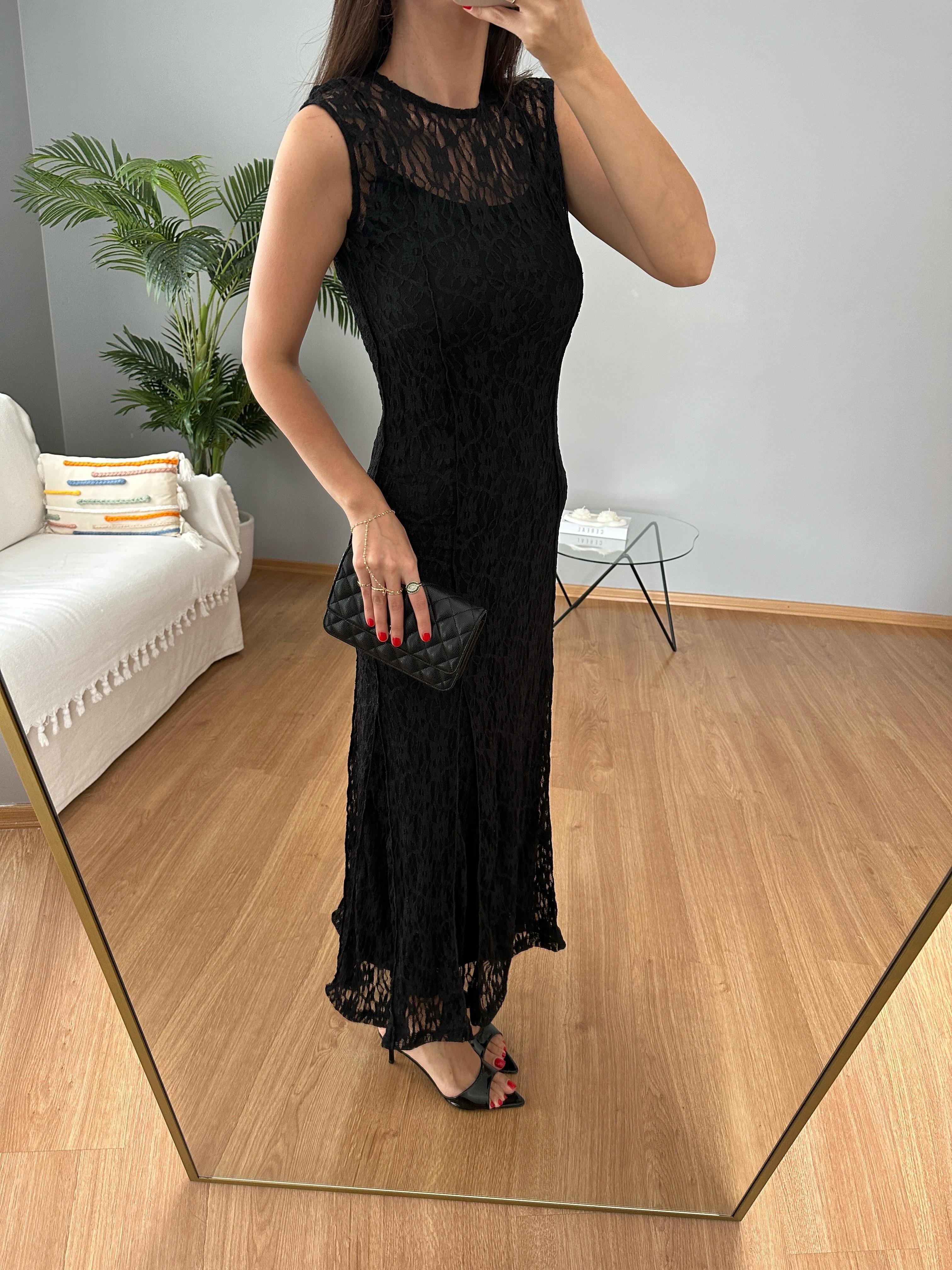 Serena Dantel Elbise 