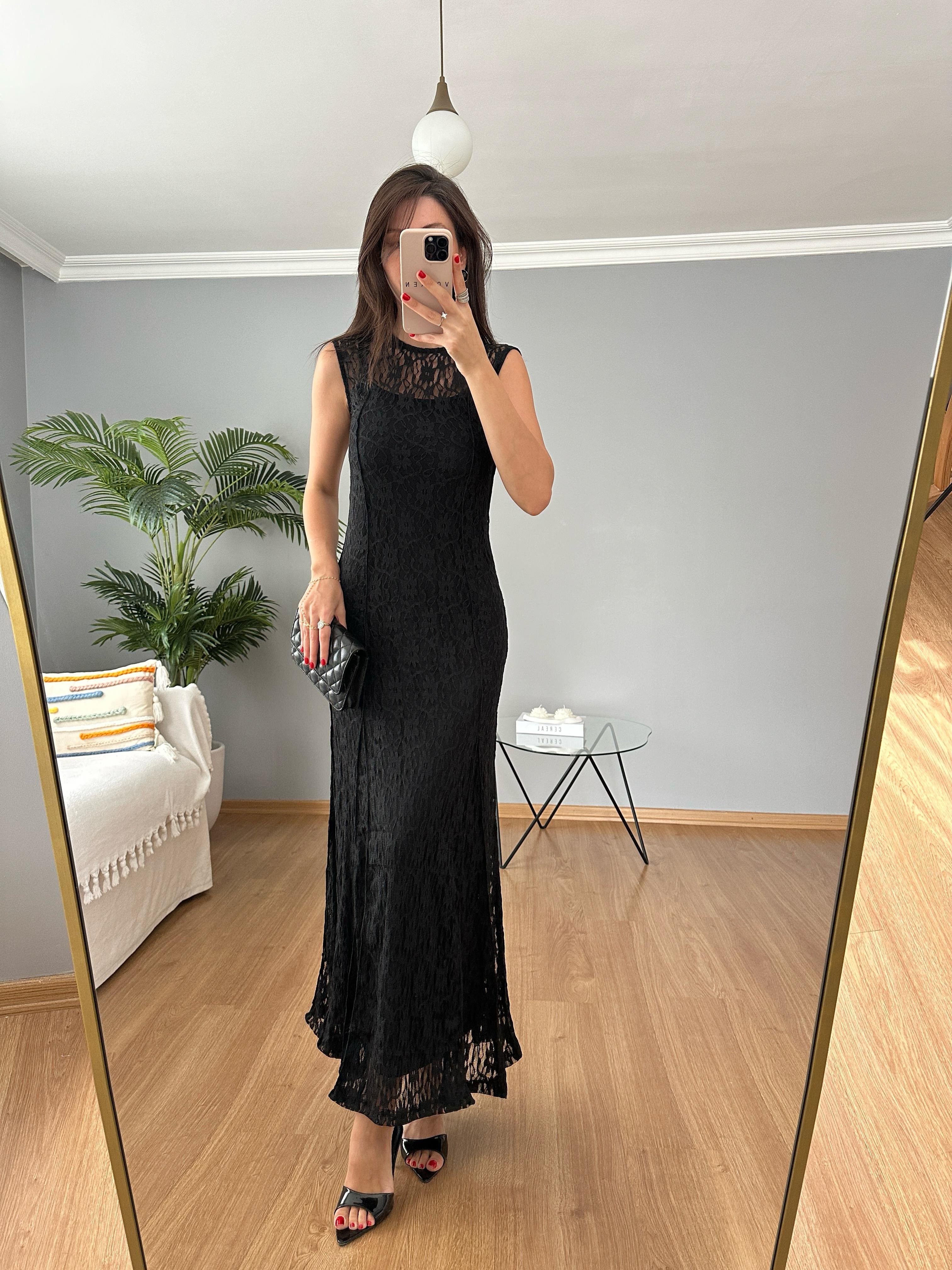 Serena Dantel Elbise 