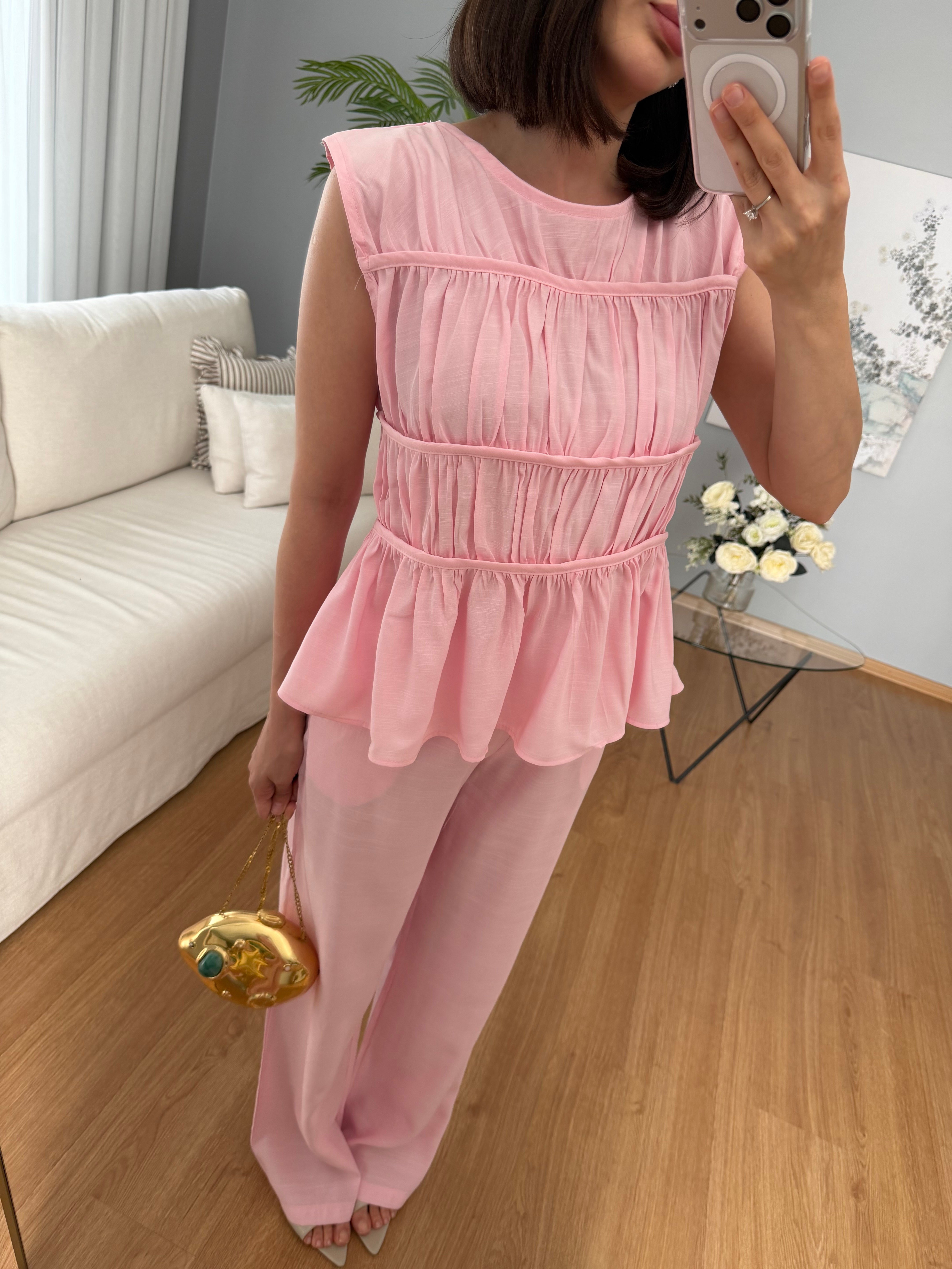 Sliva Pembe Renk Takım