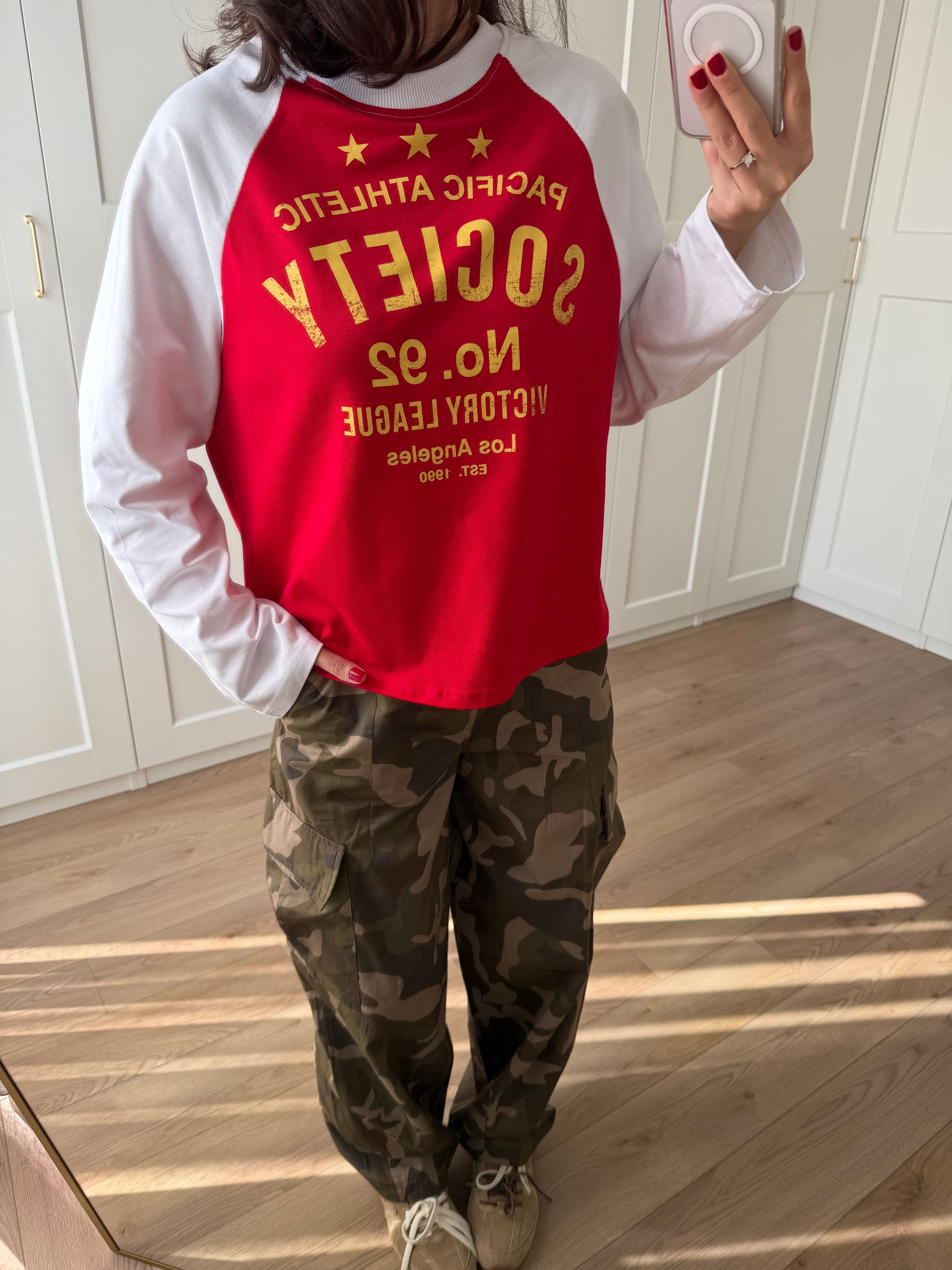 Society Baskılı Sweatshirt 