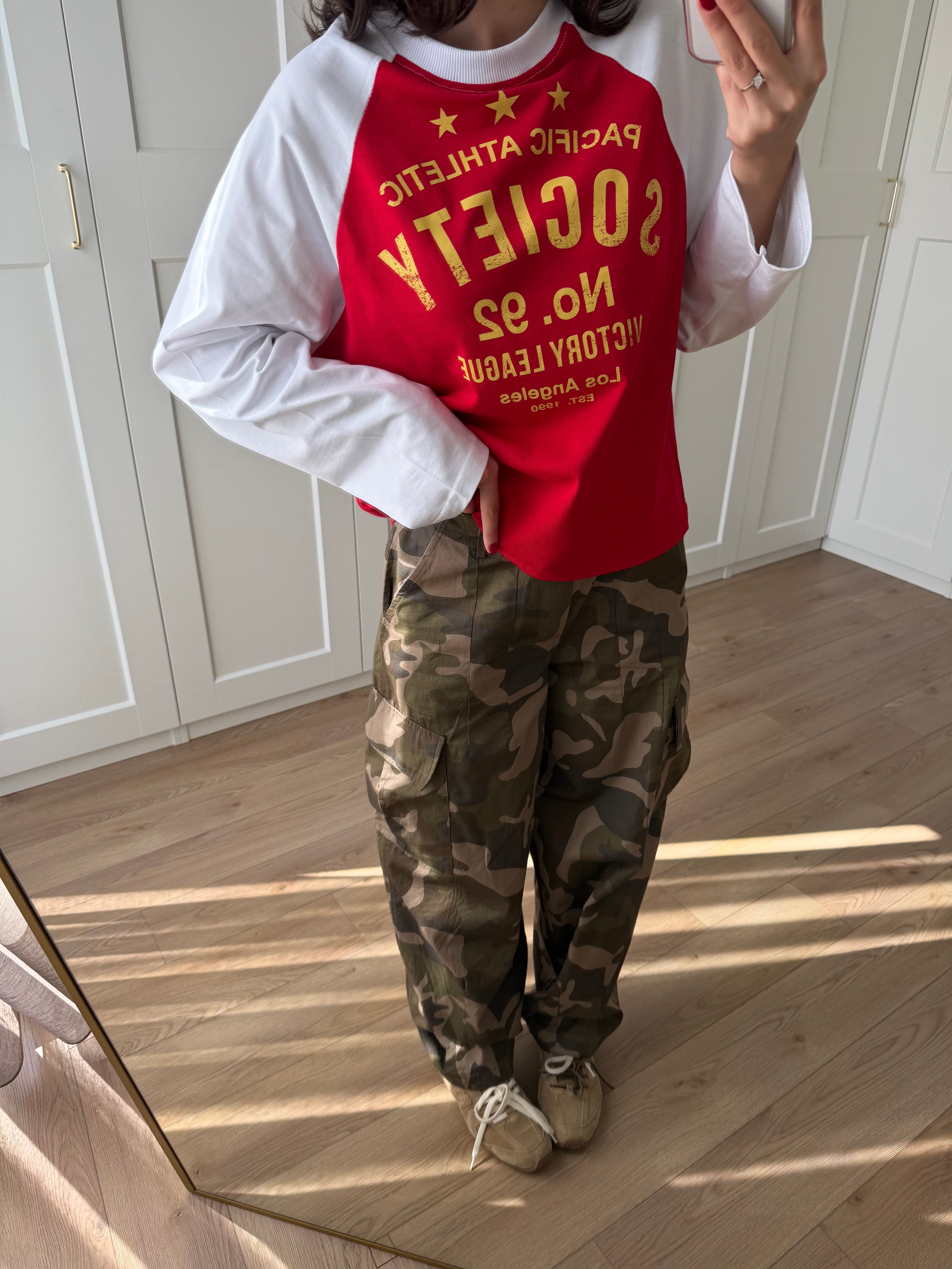 Society Baskılı Sweatshirt 