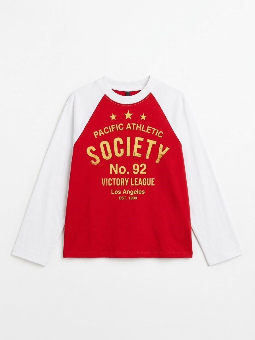 Society Baskılı Sweatshirt 