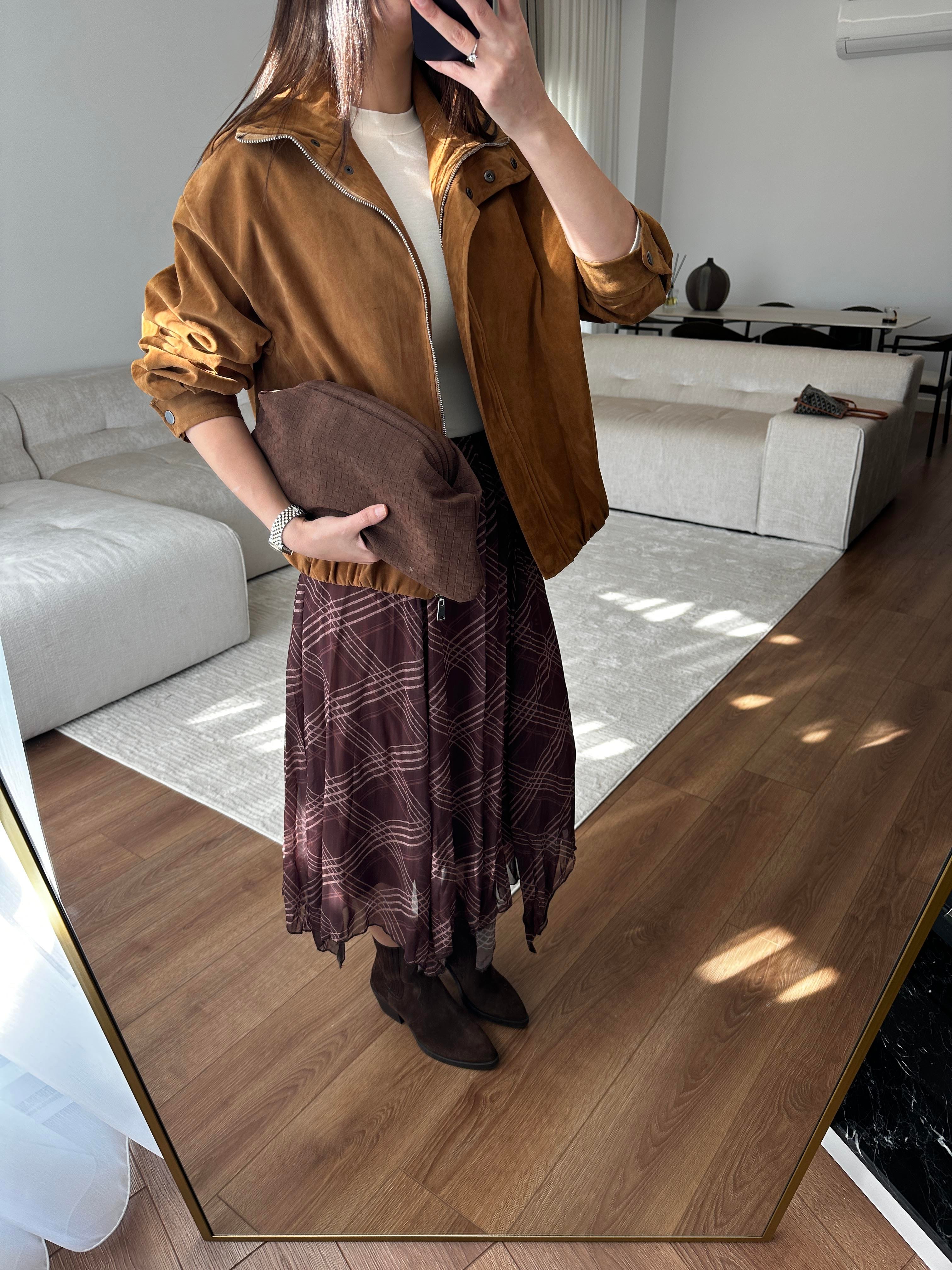 Taba Nubuk Ceket 