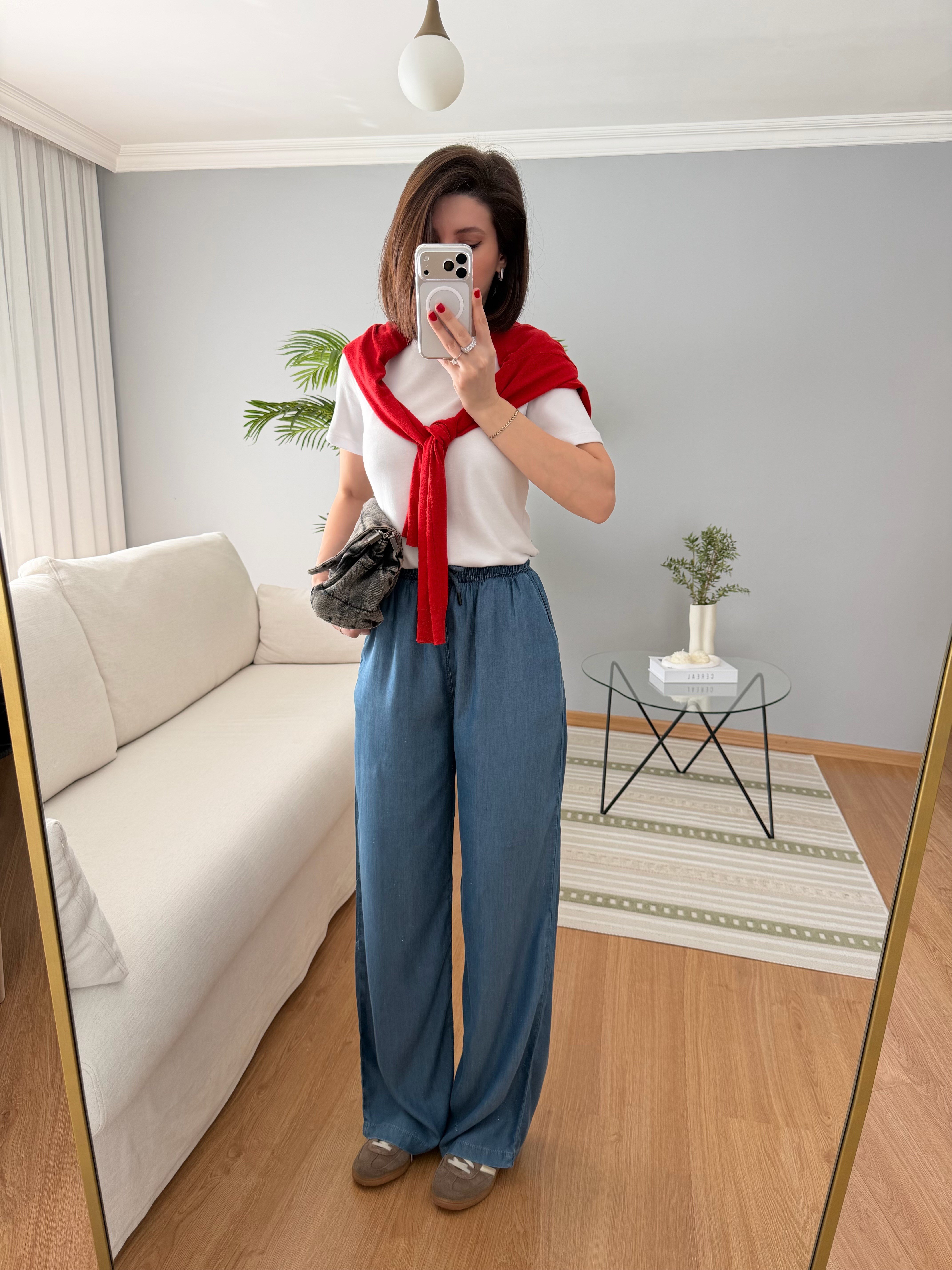 Tencel Denim Pantolon 